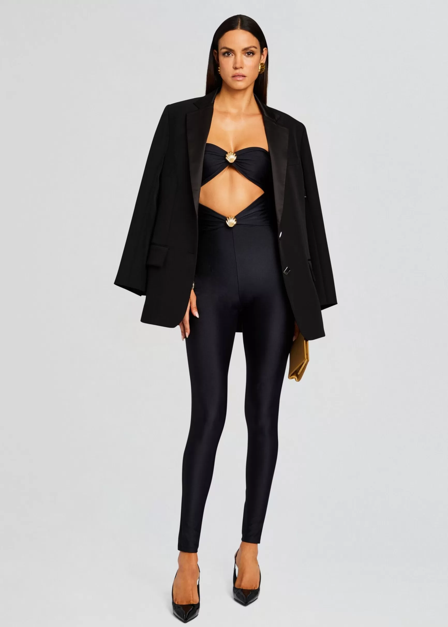 Jumpsuits*Retrofete Fluer Lycra Jumpsuit Black