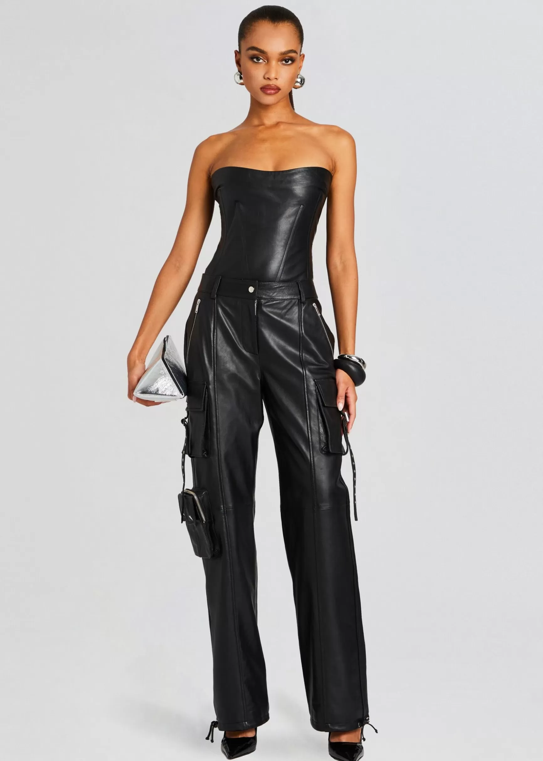 Day to Night*Retrofete Honey Leather Pant Black