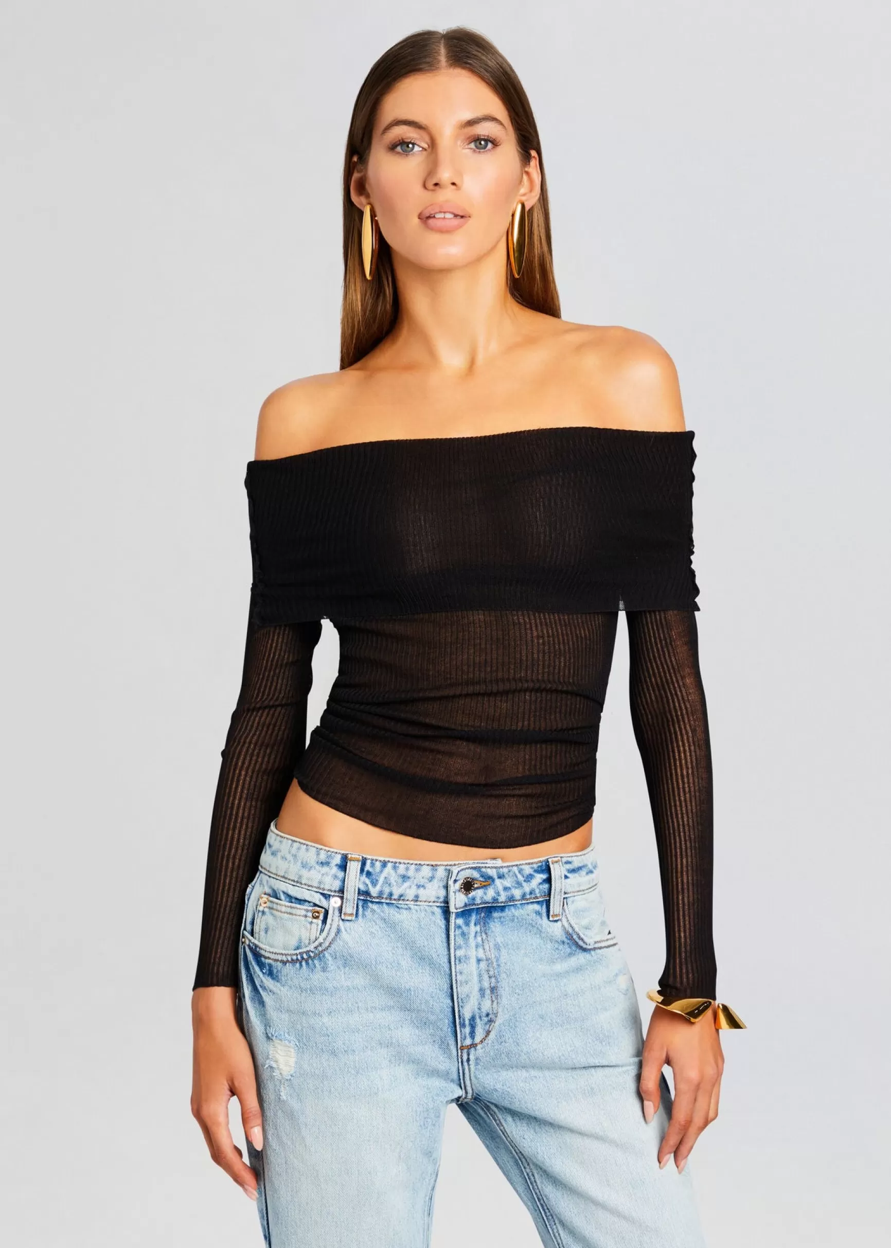 Sheer Bliss*Retrofete Idalia Top Black