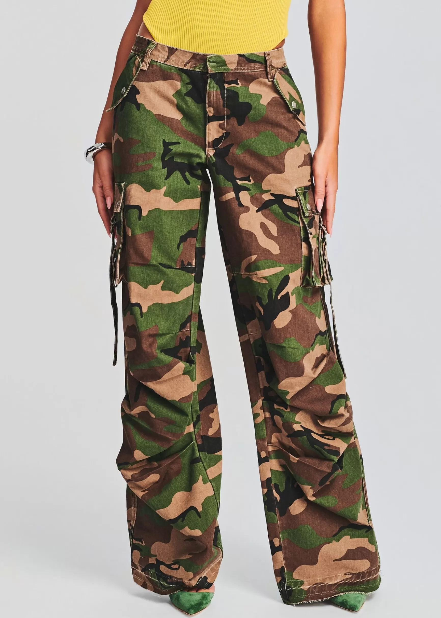 Bottoms*Retrofete Jane Cargo Pant Washed Camo