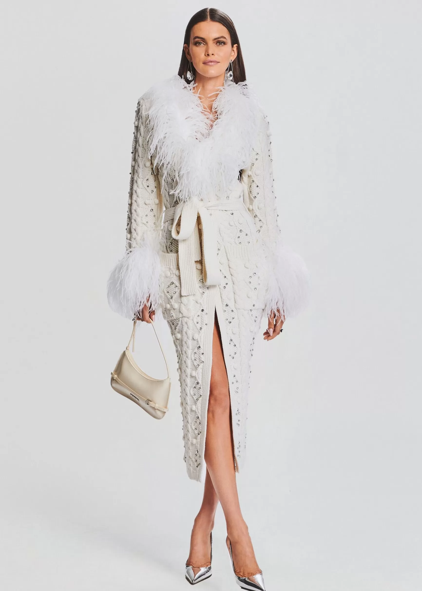RETROFÊTE*Retrofete Jenna Cardigan Ivory