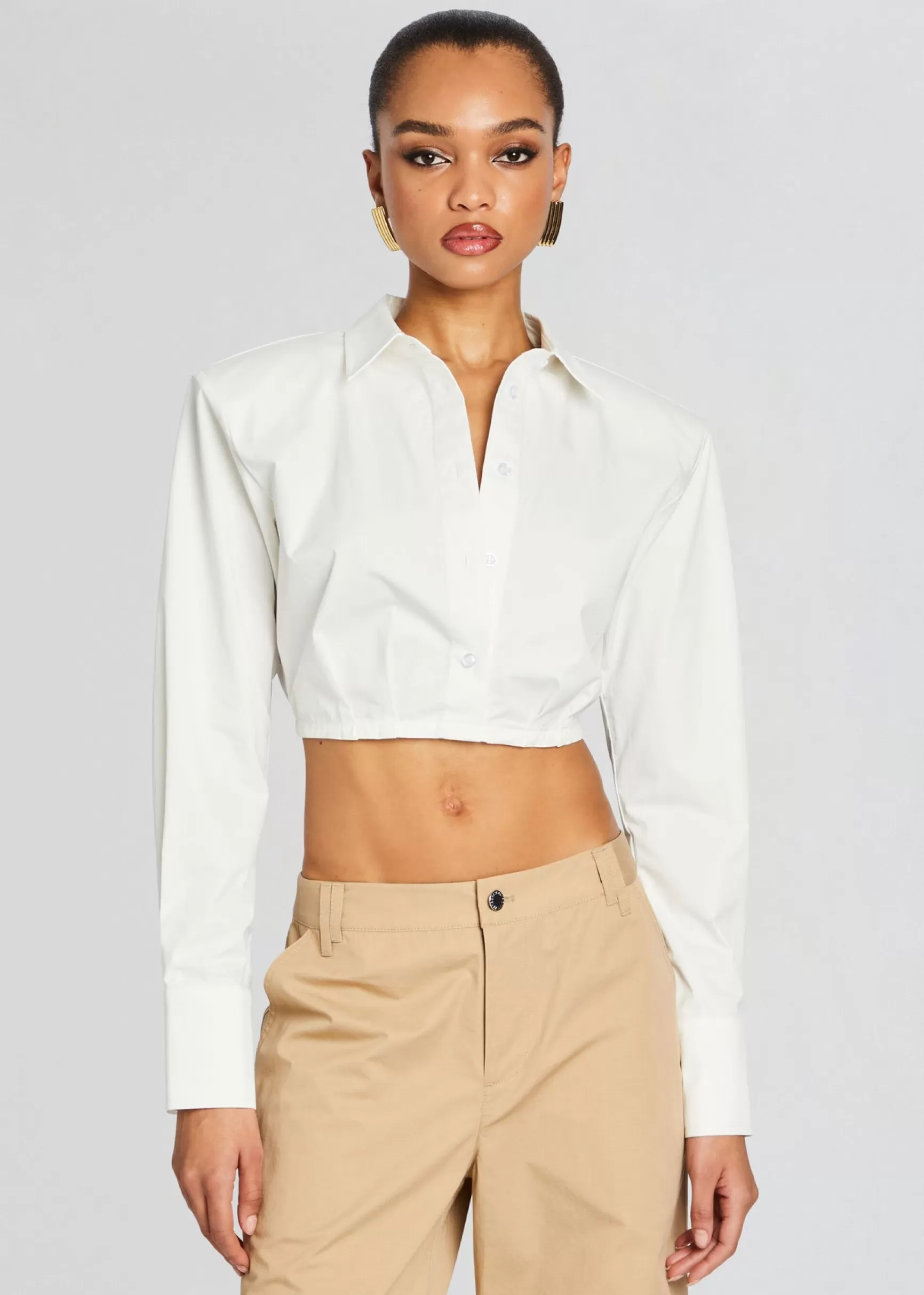Business Chic*Retrofete Joann Top White