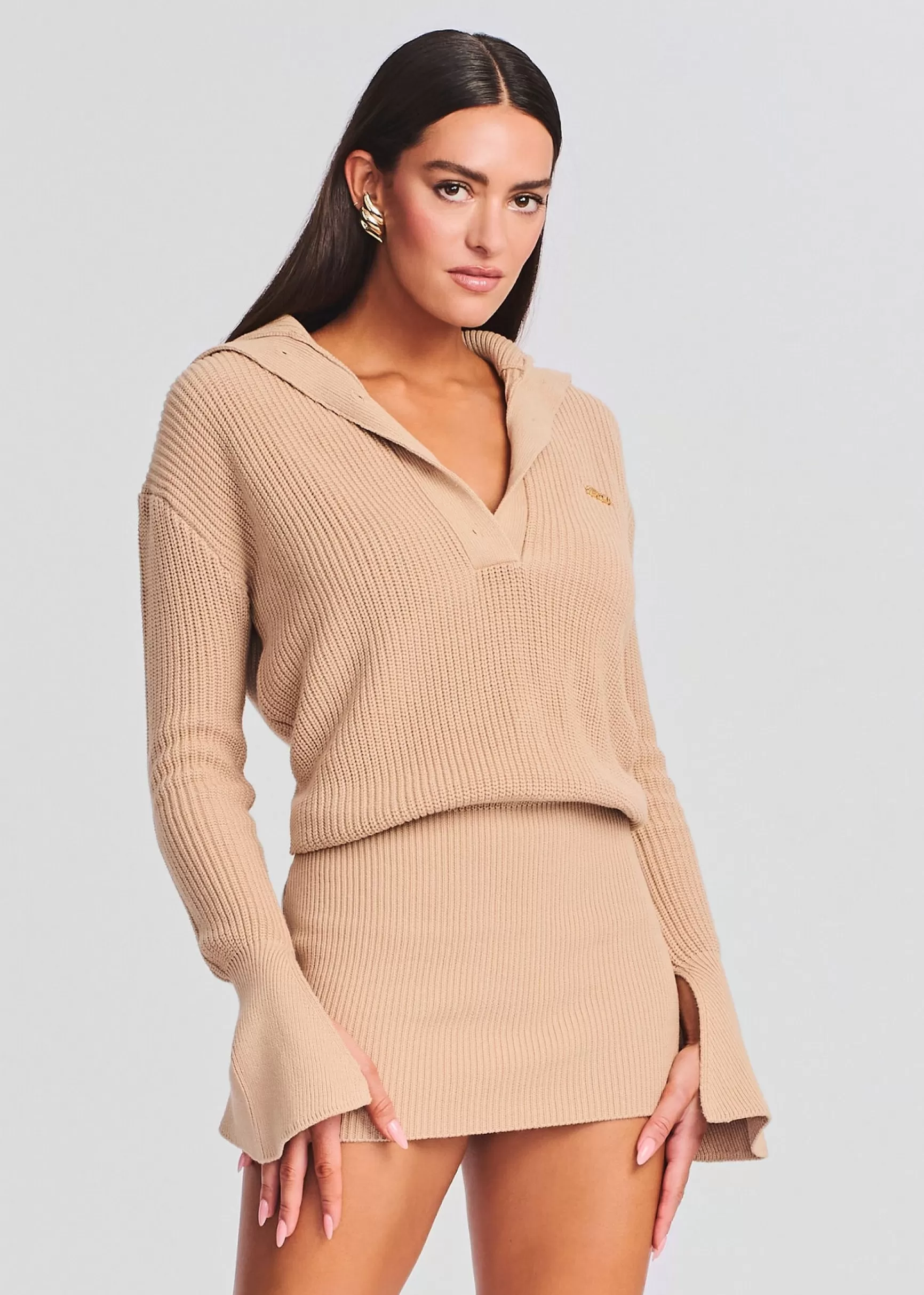 Neutral Moments*Retrofete Kaa Dress Tan