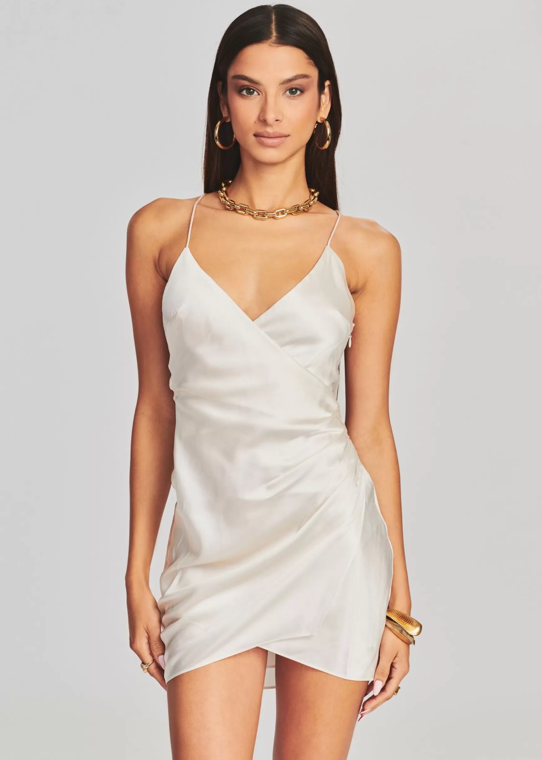 The Destination Bride*Retrofete Leah Silk Dress Pearl