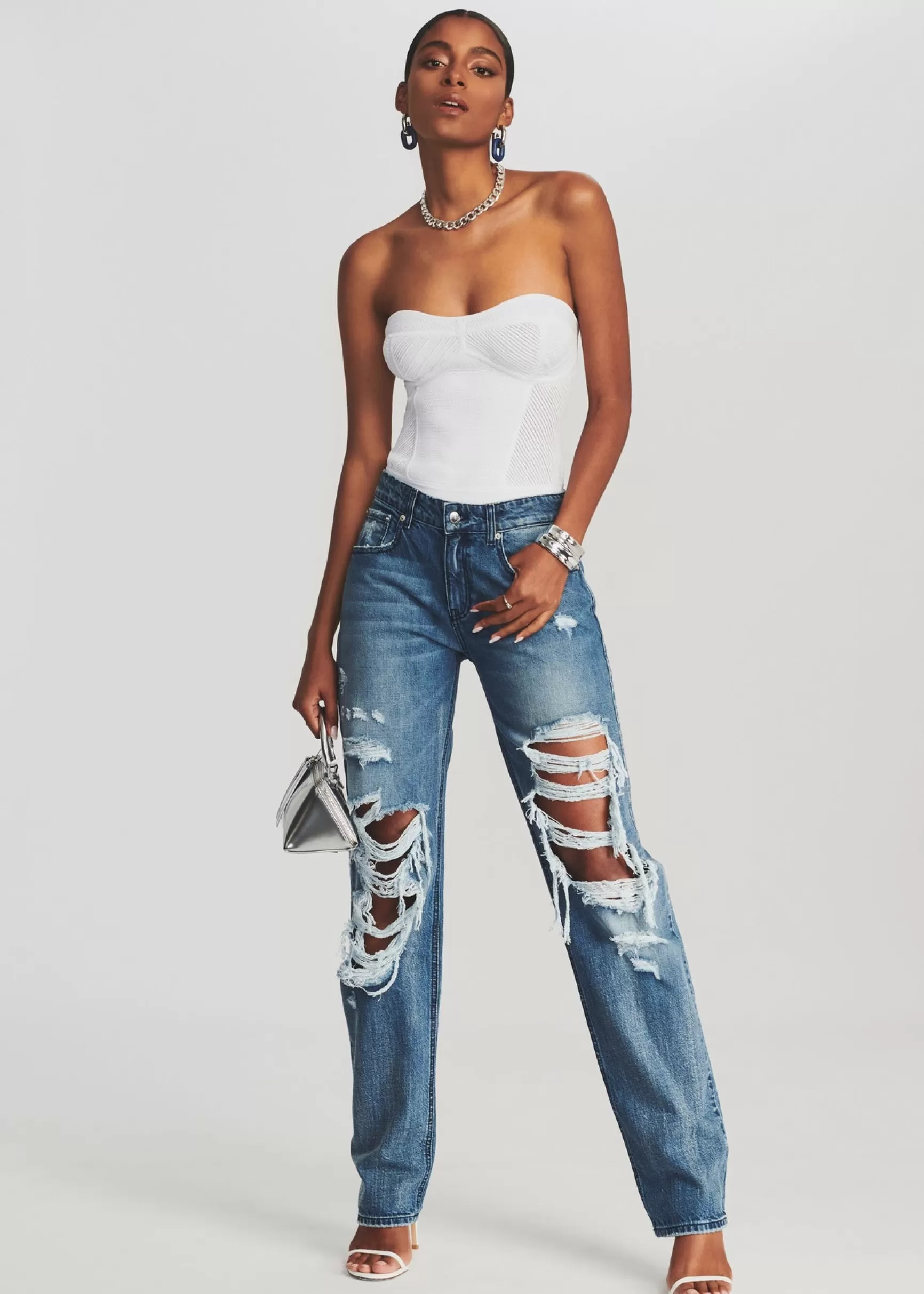 Final Sale*Retrofete Lena Bodysuit White