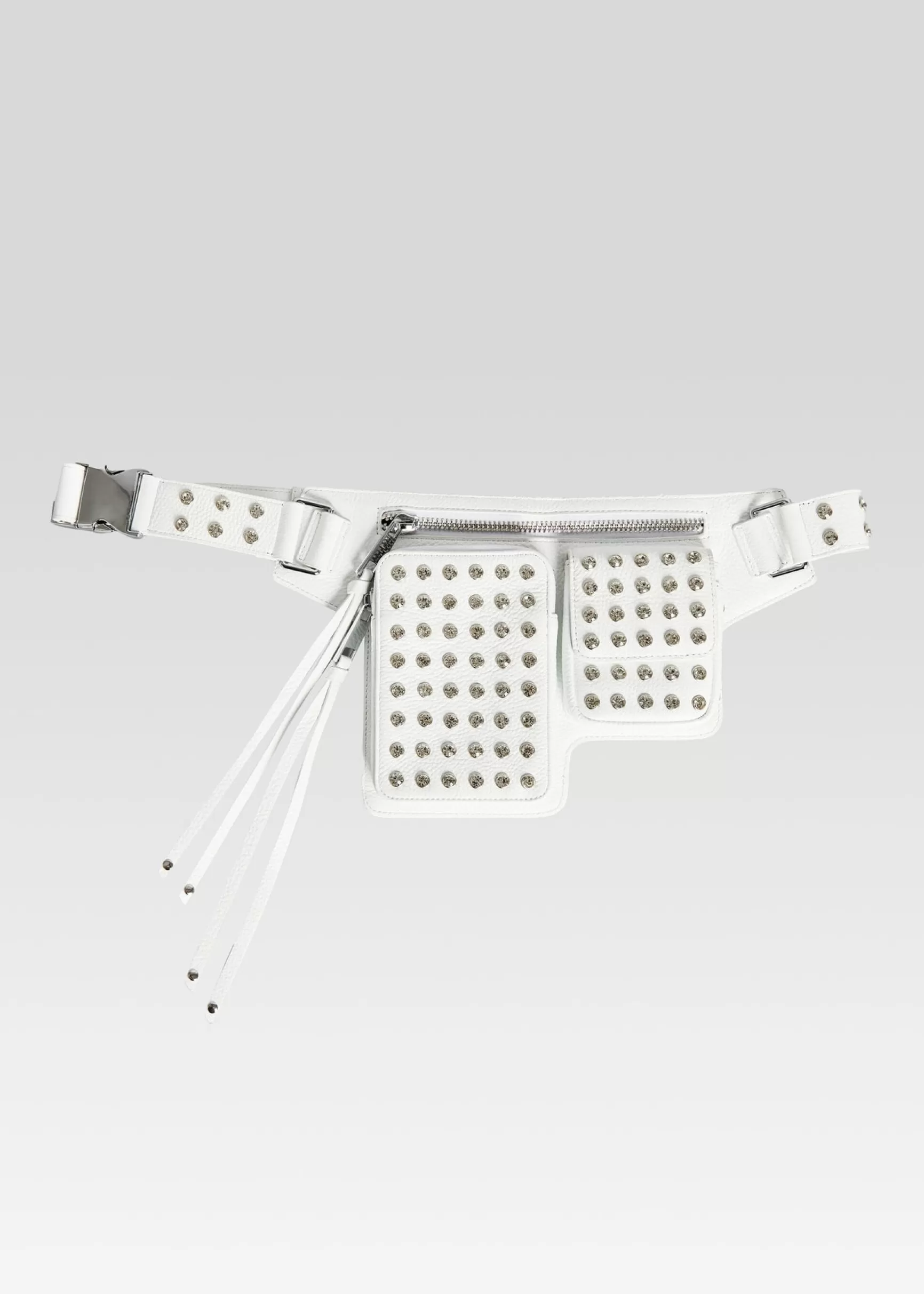 Final Touches*Retrofete Liana Belt Bag White/Silver