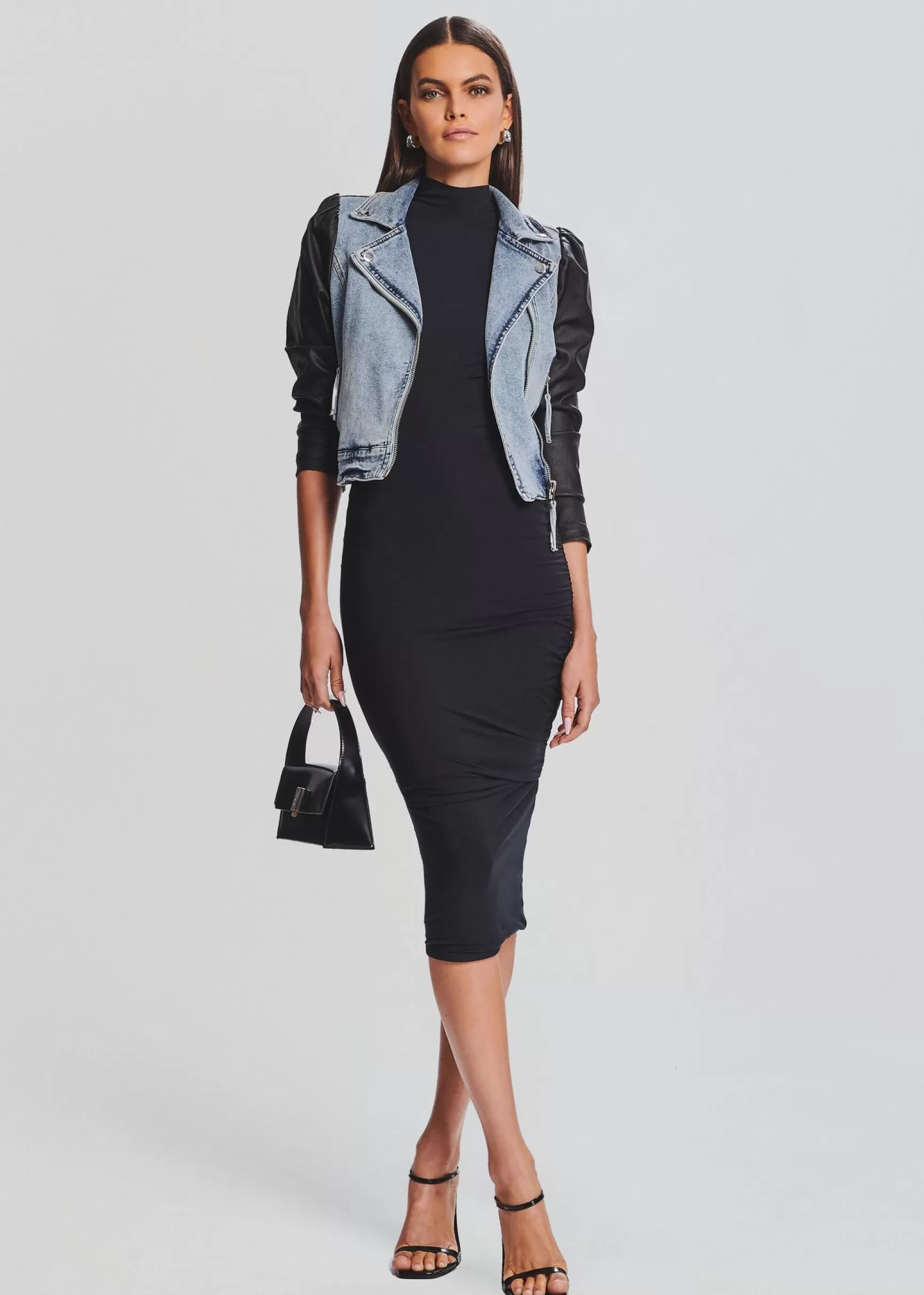 RETROFÊTE*Retrofete Lo Jacket Alani Coated Black