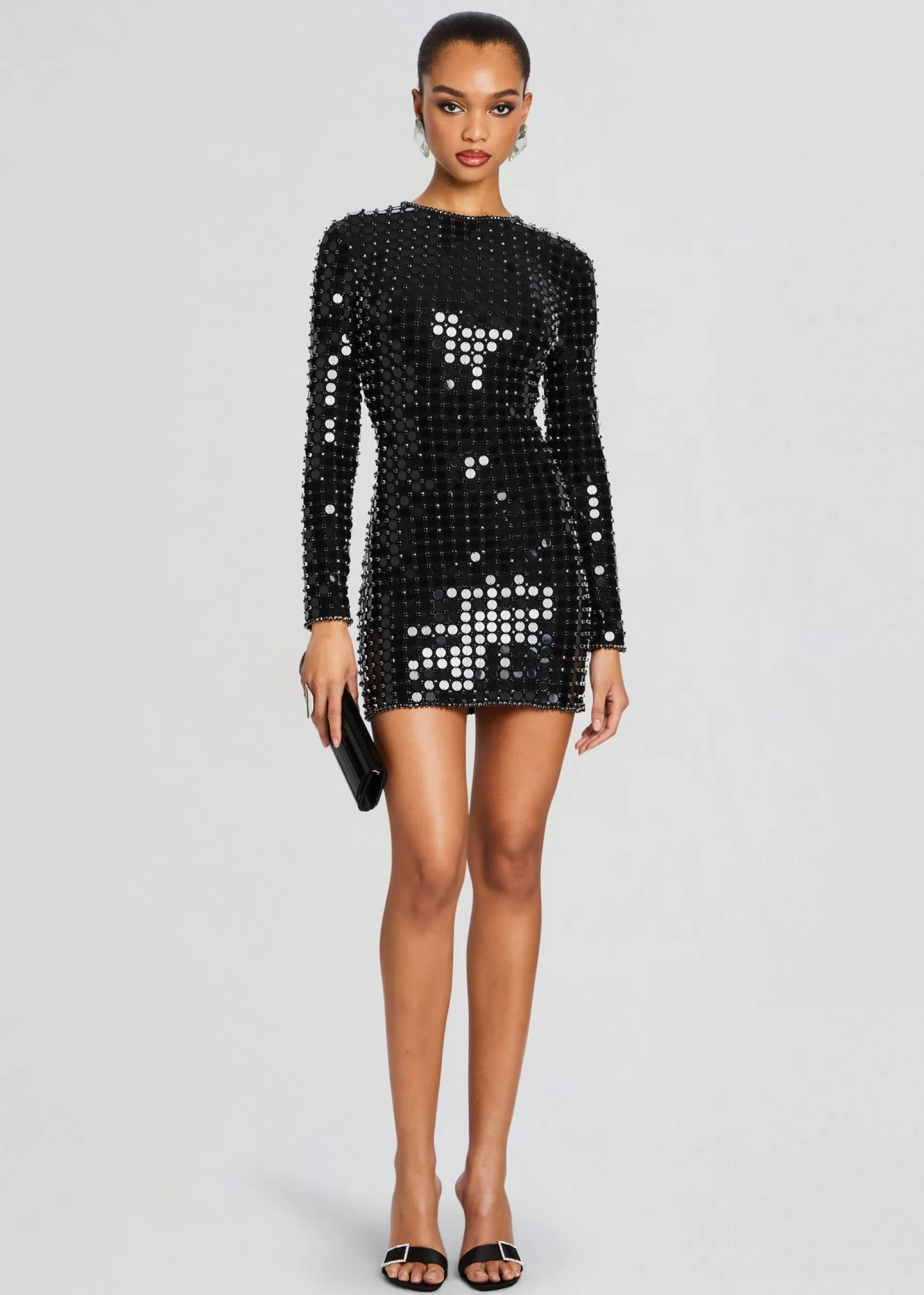RETROFÊTE*Retrofete Loreen Embellished Dress Black