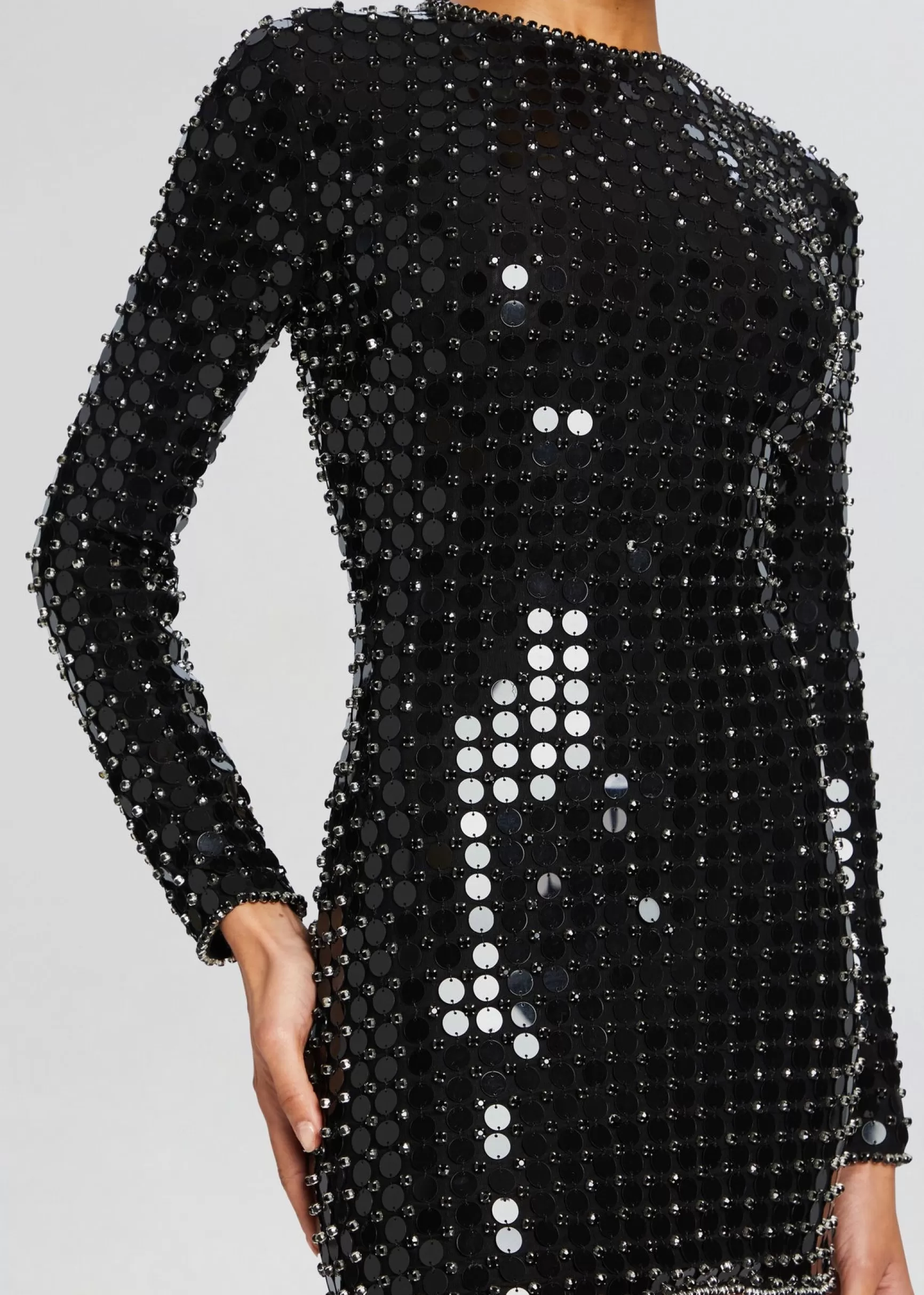 RETROFÊTE*Retrofete Loreen Embellished Dress Black