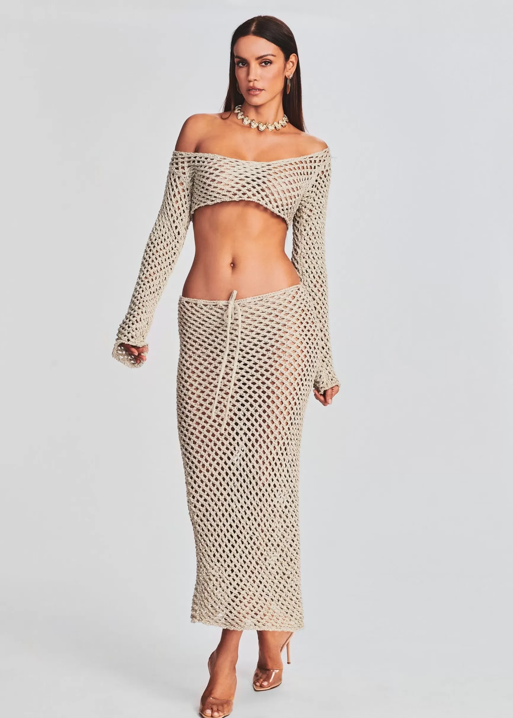 Swim*Retrofete Magen Knitted Skirt Ivory