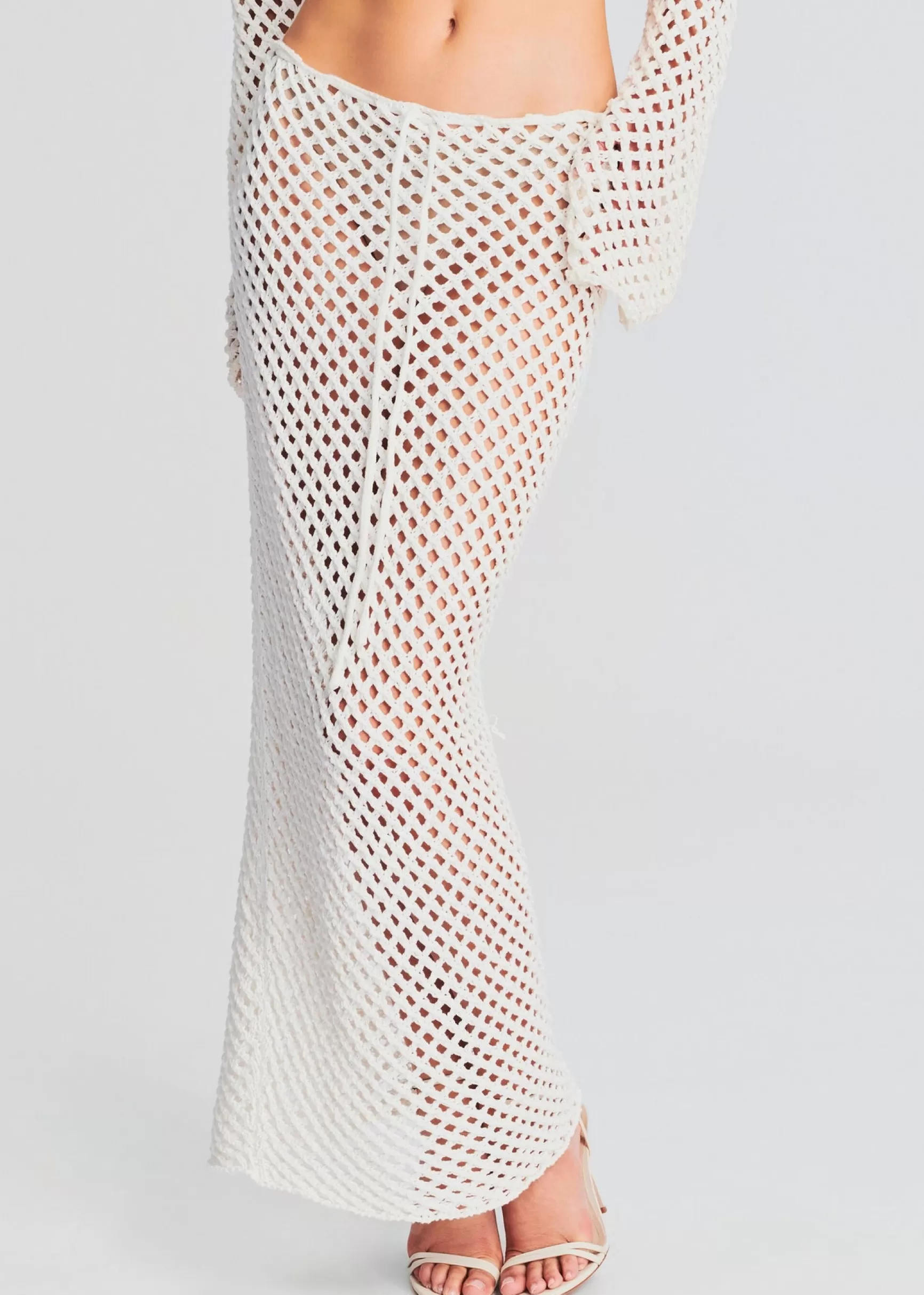 Sheer Bliss*Retrofete Magen Knitted Skirt White