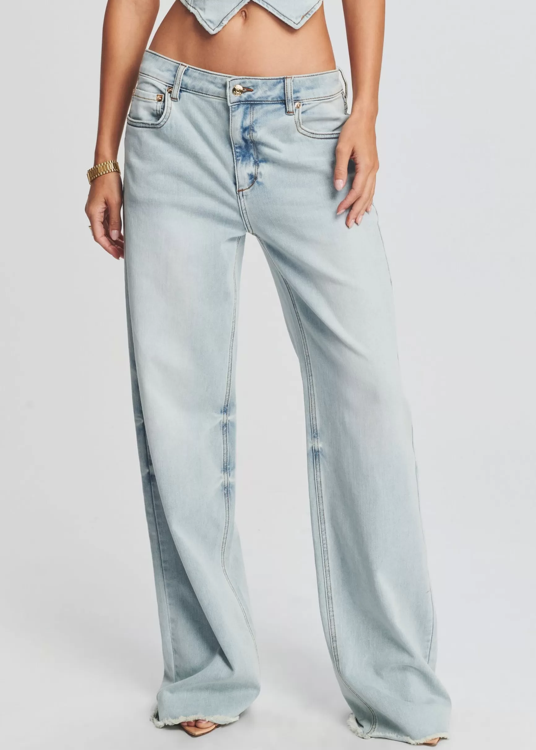 Bottoms*Retrofete Margot Terry Boyfriend Jean Skylight
