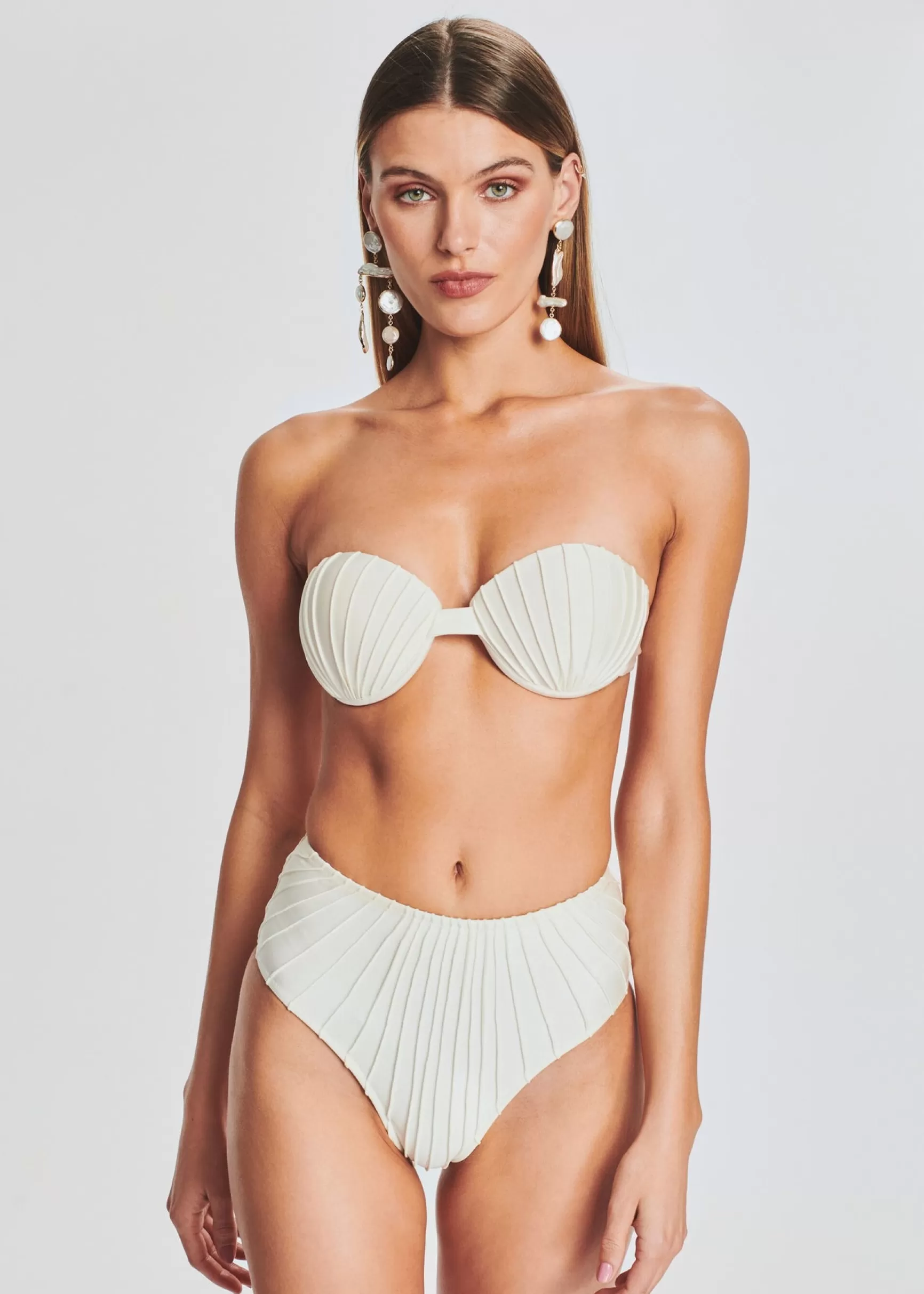 The Destination Bride*Retrofete Maria Bikini Top Cream
