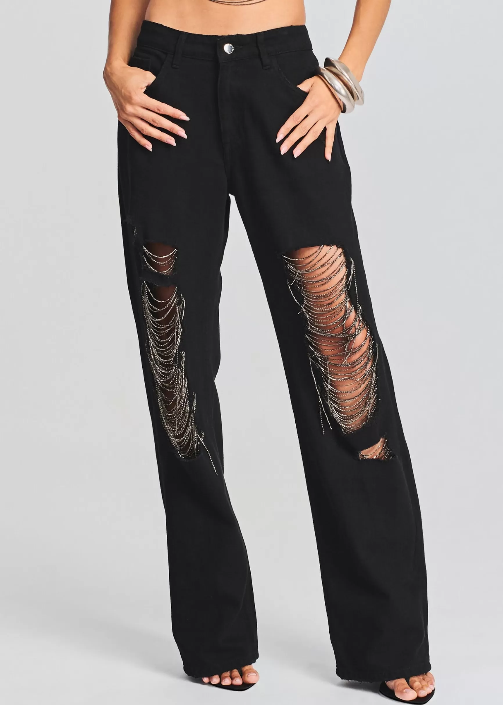 Bottoms*Retrofete Marlowe Jean Raven Black