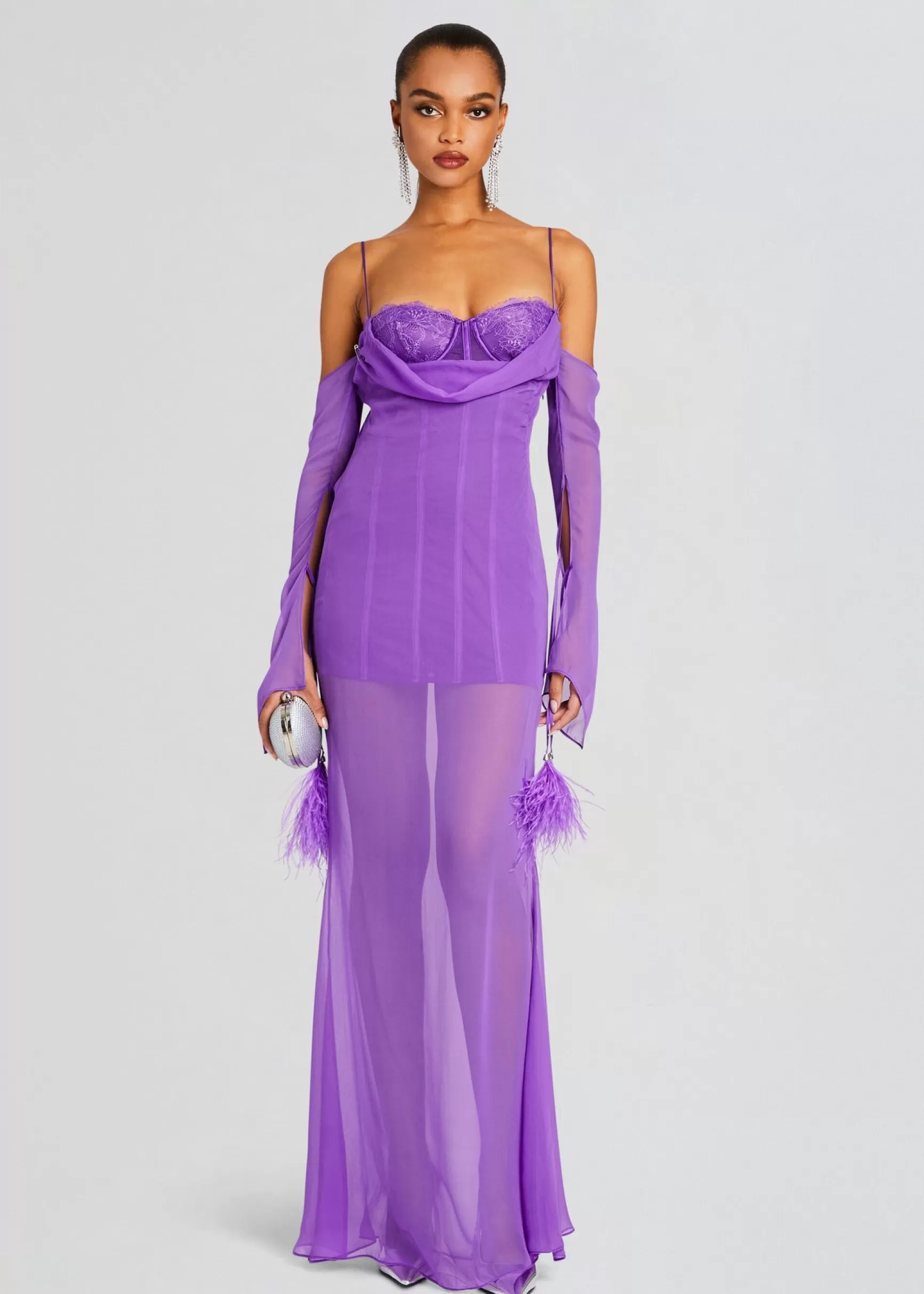 RETROFÊTE*Retrofete Meredith Dress Amethyst