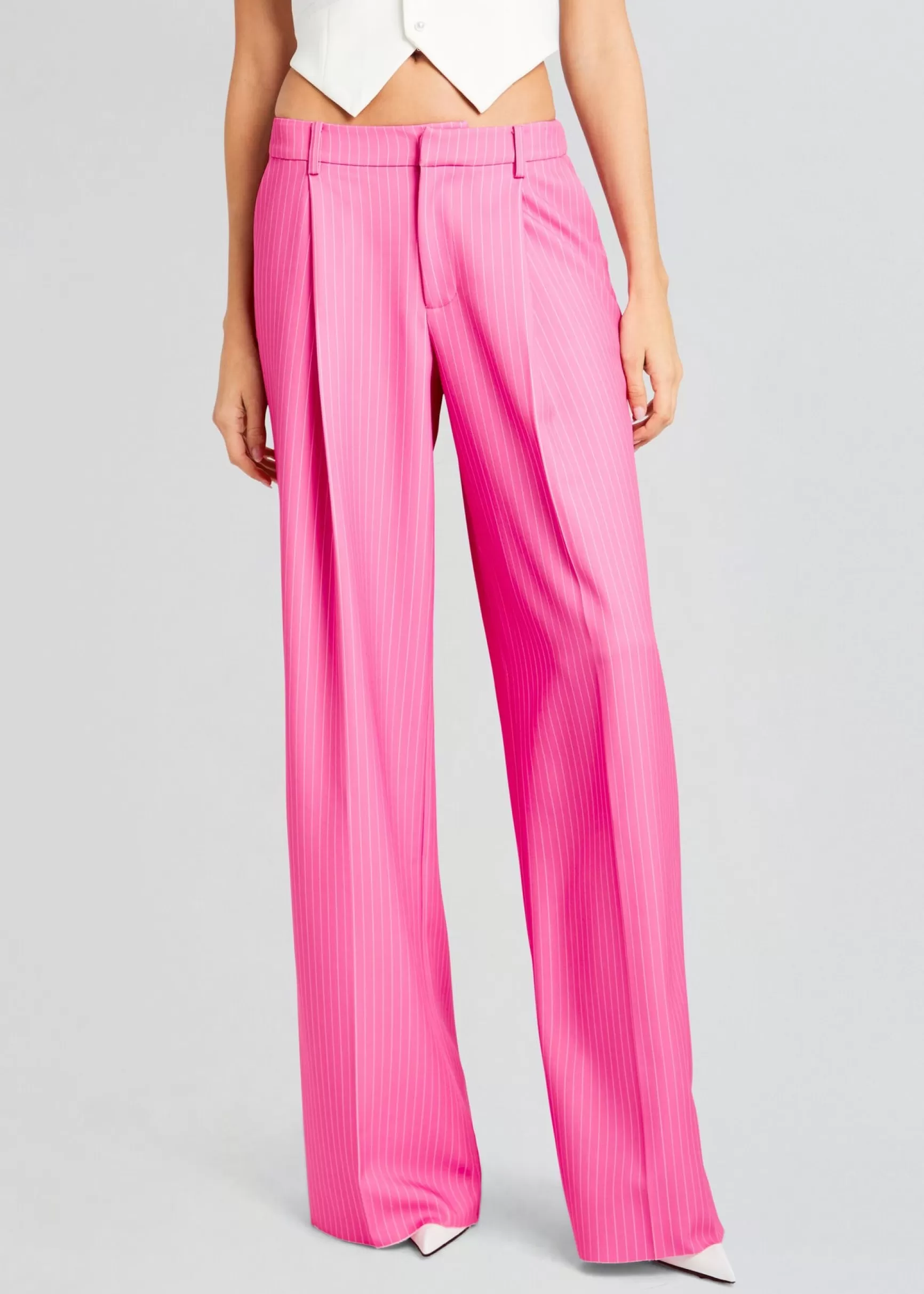 Business Chic*Retrofete Messi Pant Pink/White Stripe