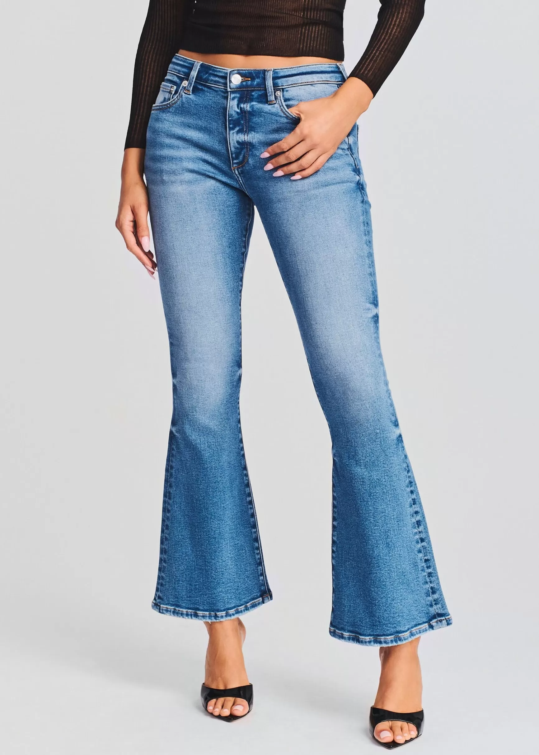 Bottoms*Retrofete Murphy Mid Rise Jean Vintage Bayside