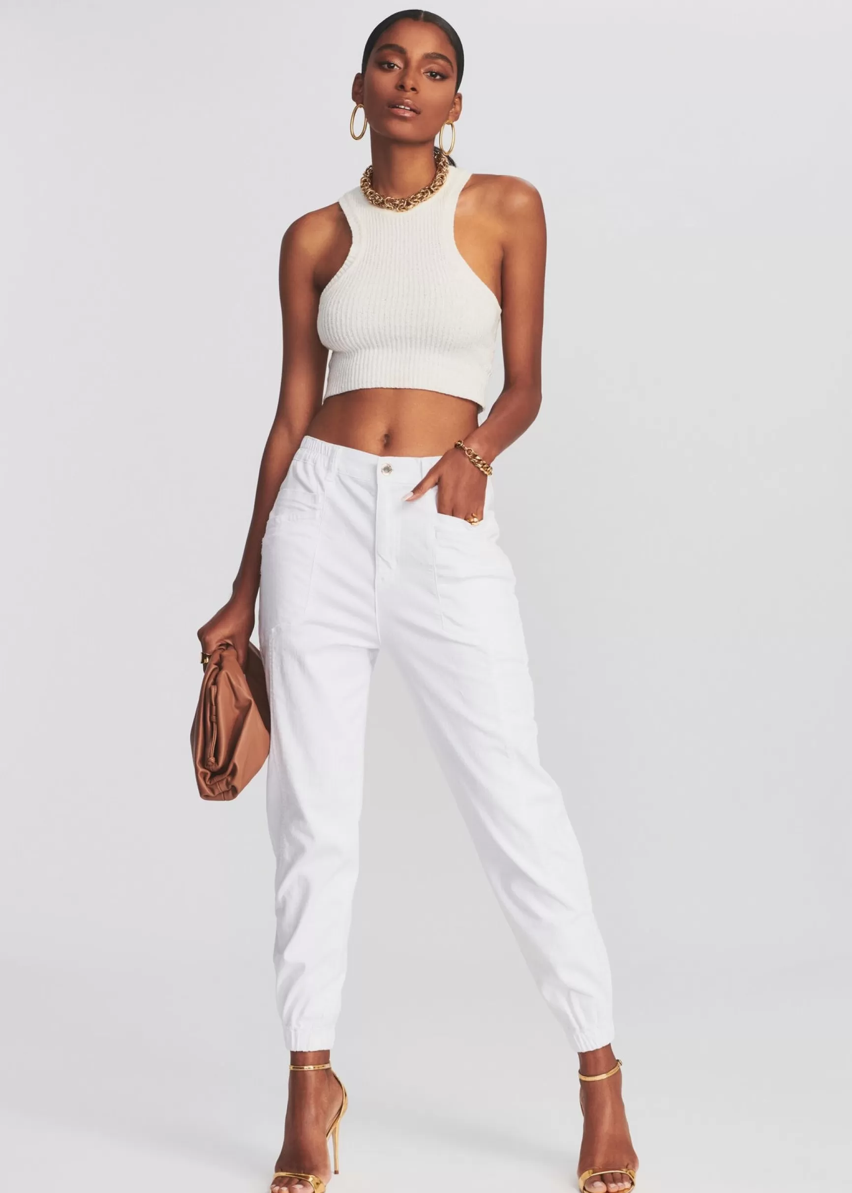 Final Sale*Retrofete Myla Pant Optic White