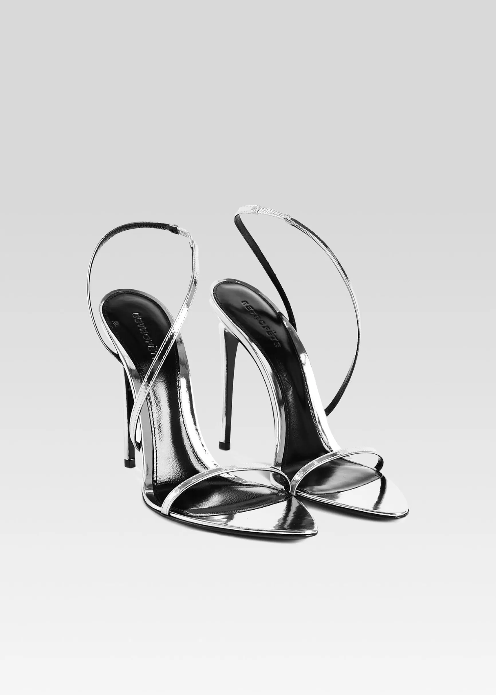 Business Chic*Retrofete Naomi Sandal Silver