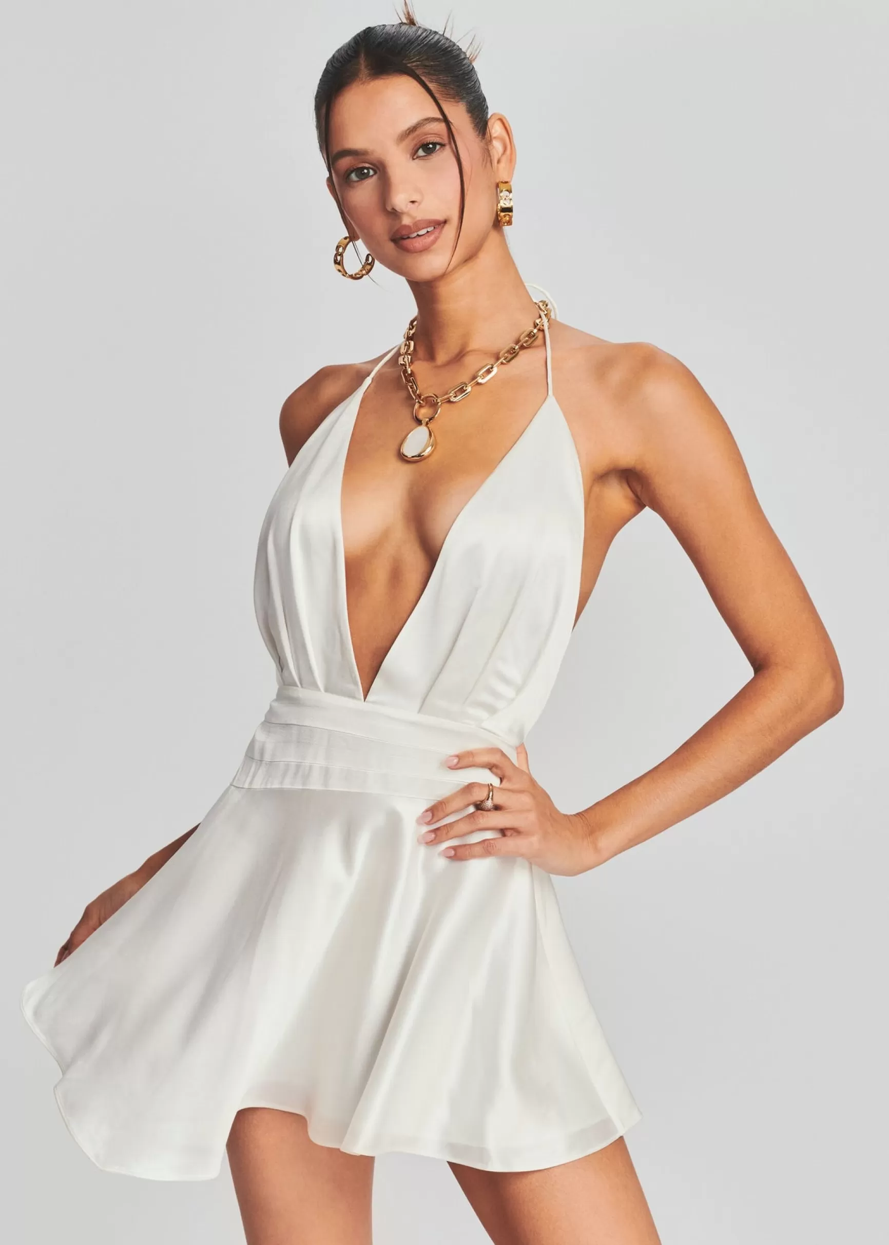 Honeymoon Looks*Retrofete Natasha Dress Ivory
