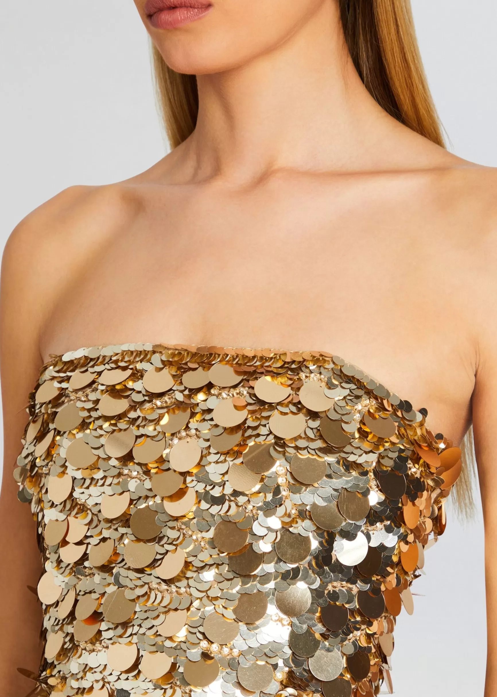 Subtle Shimmer*Retrofete Nolia Sequin Embellished Dress Champagne Dust
