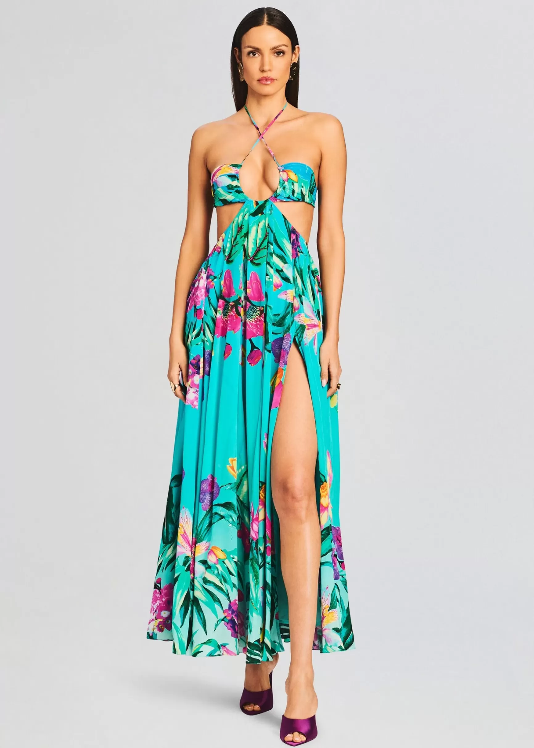 Maxi*Retrofete Ocean Maxi Dress Turquoise