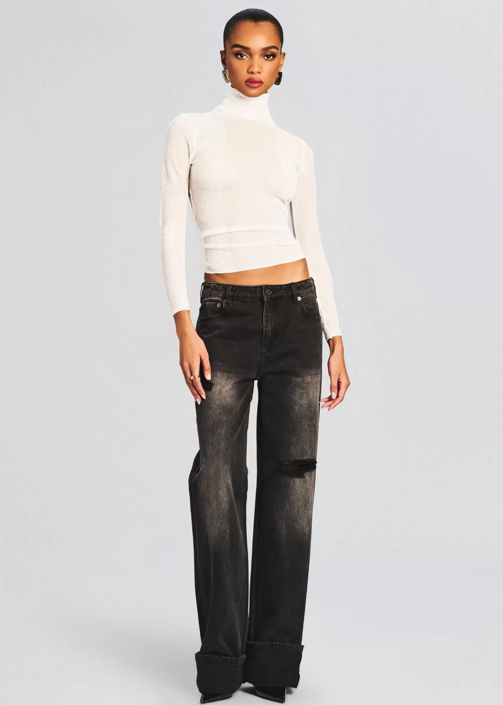 Tops*Retrofete Piper Sweater White