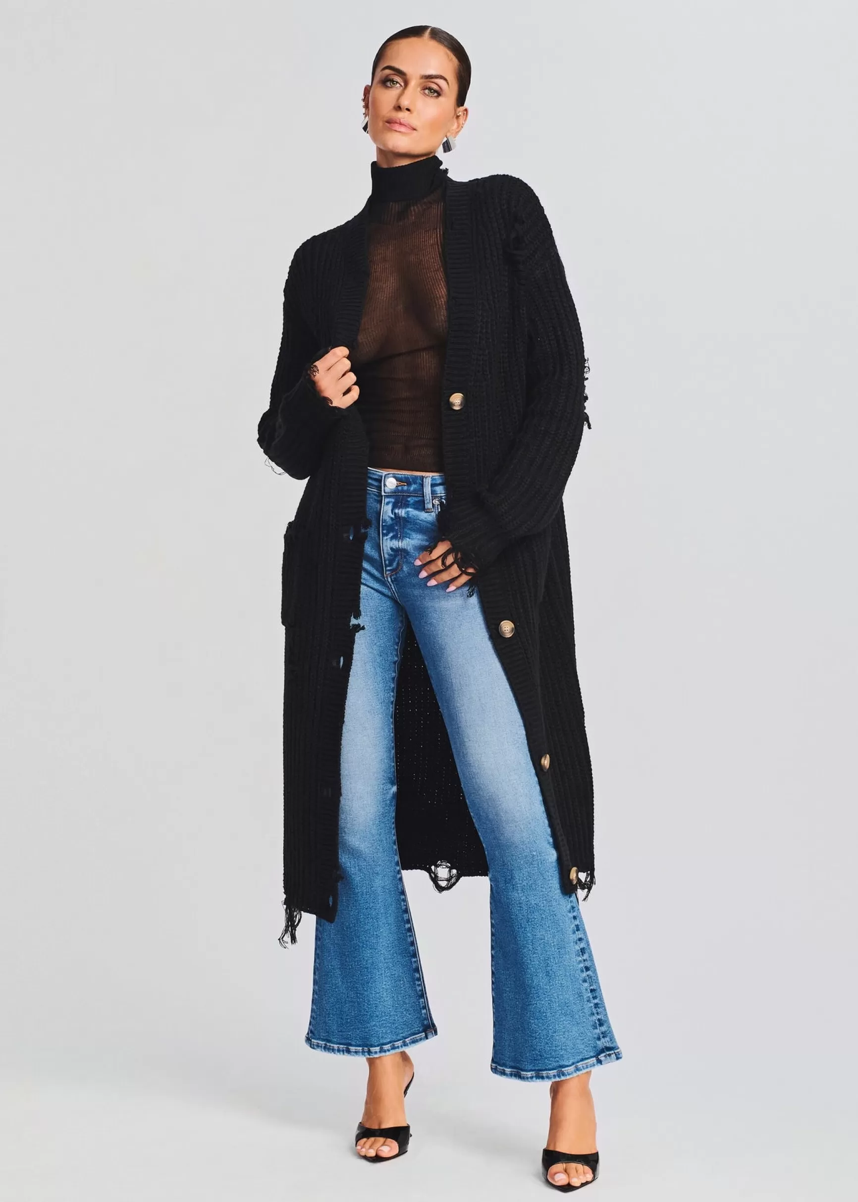 Sheer Bliss*Retrofete Piper Sweater Black