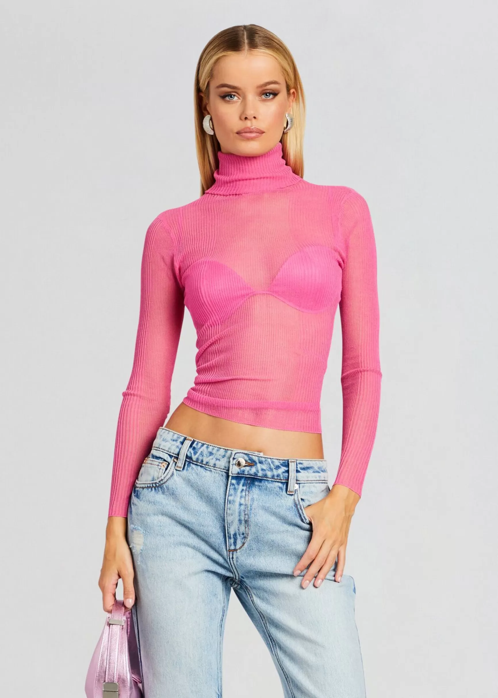 Sheer Bliss*Retrofete Piper Sweater Malibu Pink