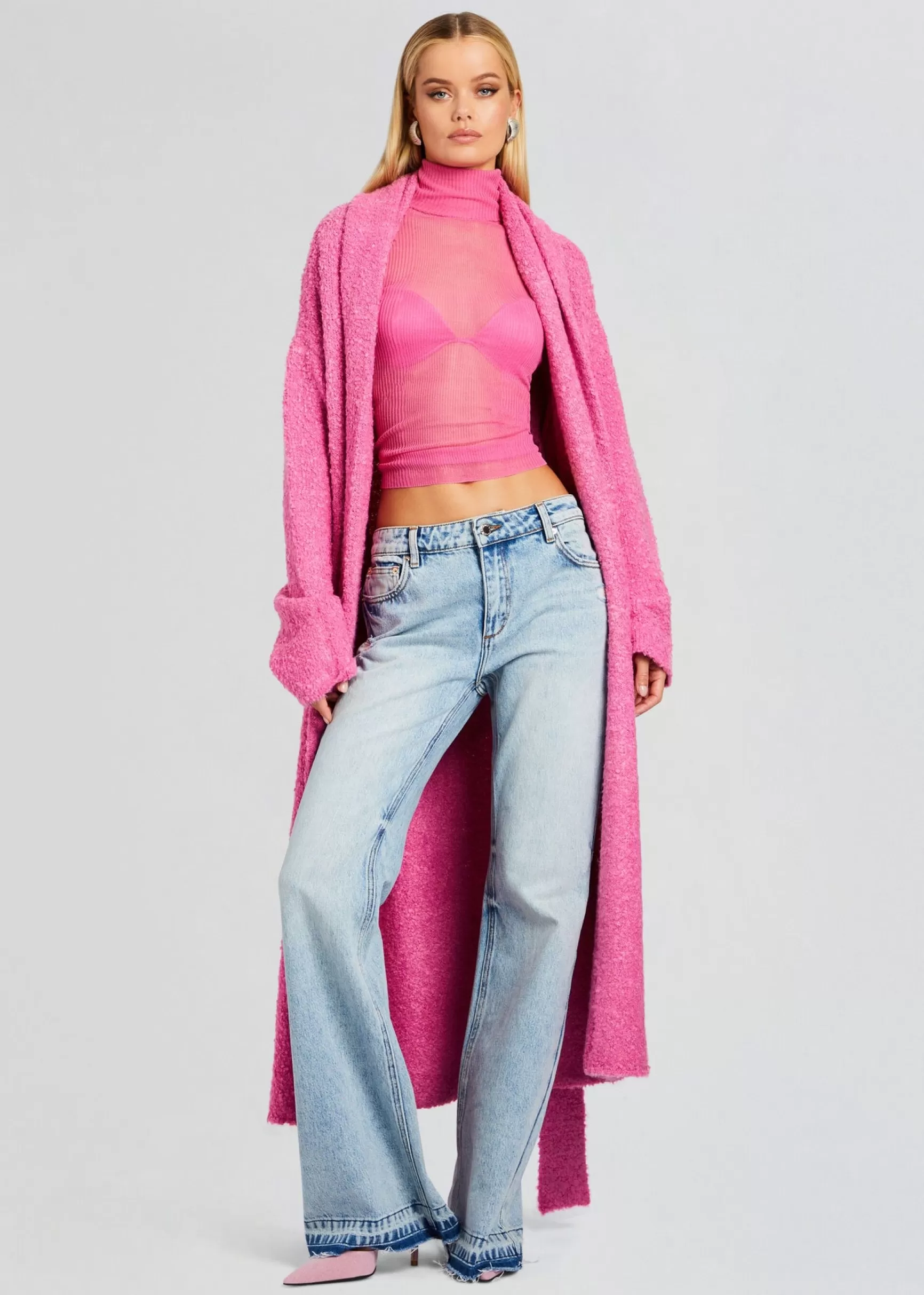 Sheer Bliss*Retrofete Piper Sweater Malibu Pink