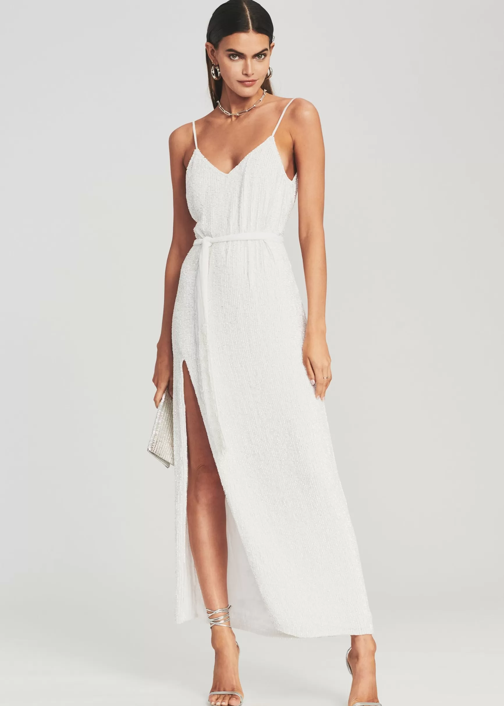 Reception Dresses*Retrofete Rebecca Dress Moonglow White