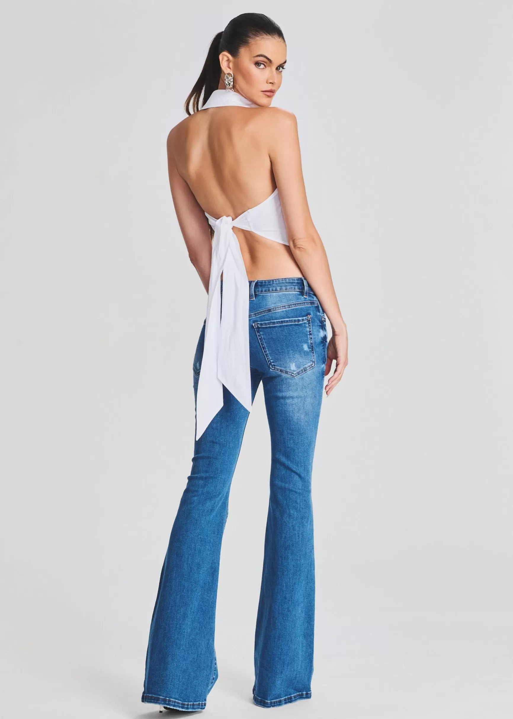 Tops*Retrofete Richie Top White
