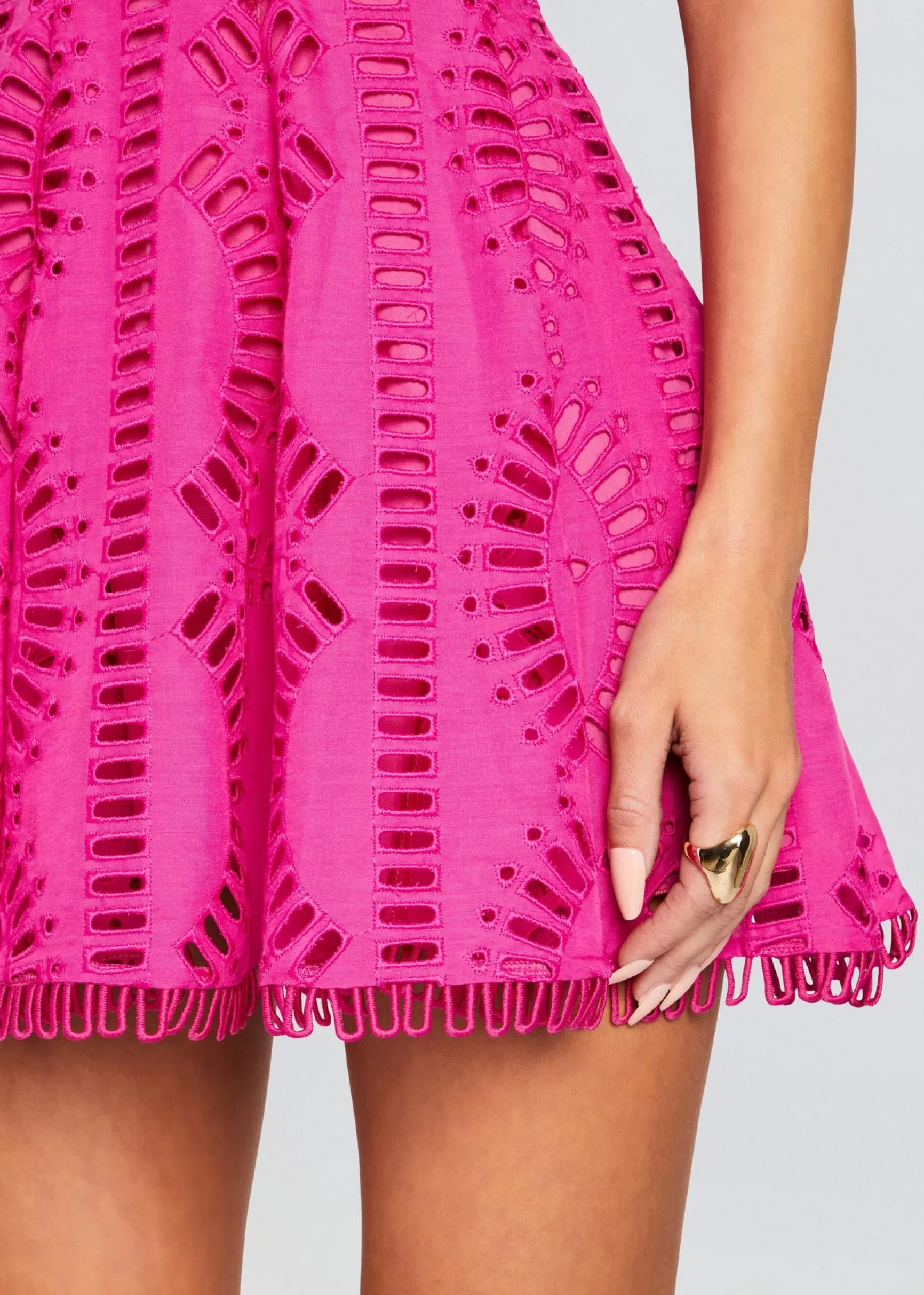Trending*Retrofete Ricka Short Dress Hot Pink