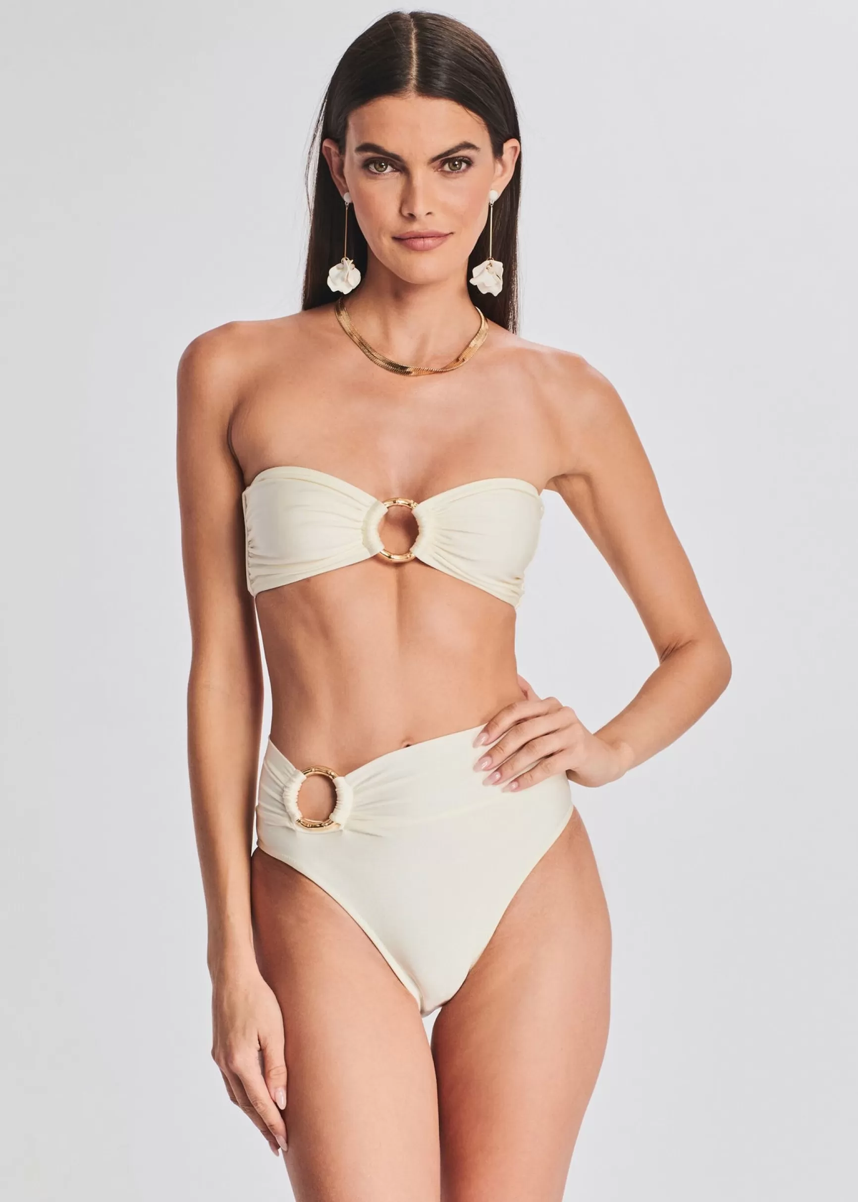 The Destination Bride*Retrofete Rodi Bikini Top Cream