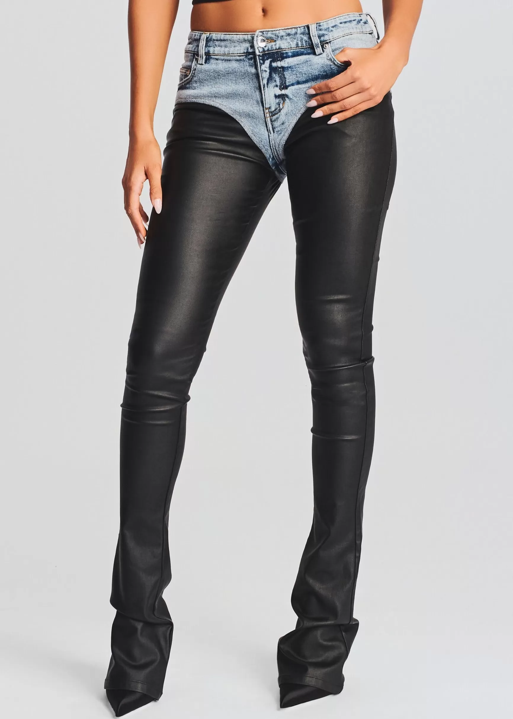 Day to Night*Retrofete Rogan Pant Alani Coated Black