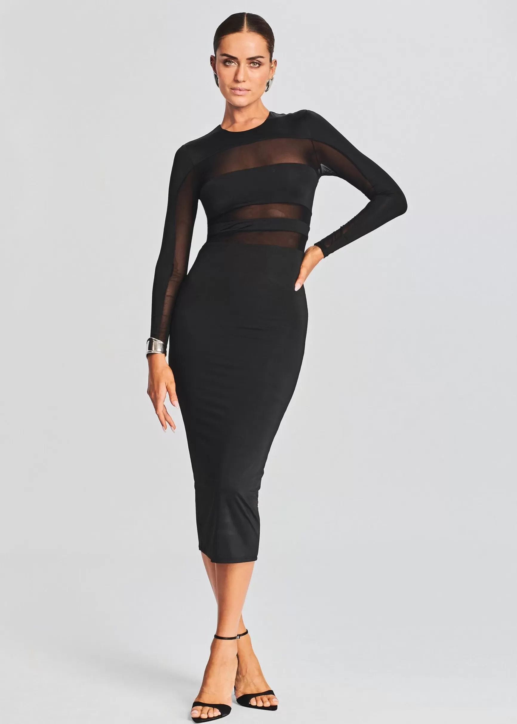Sheer Bliss*Retrofete Ruby Dress Black