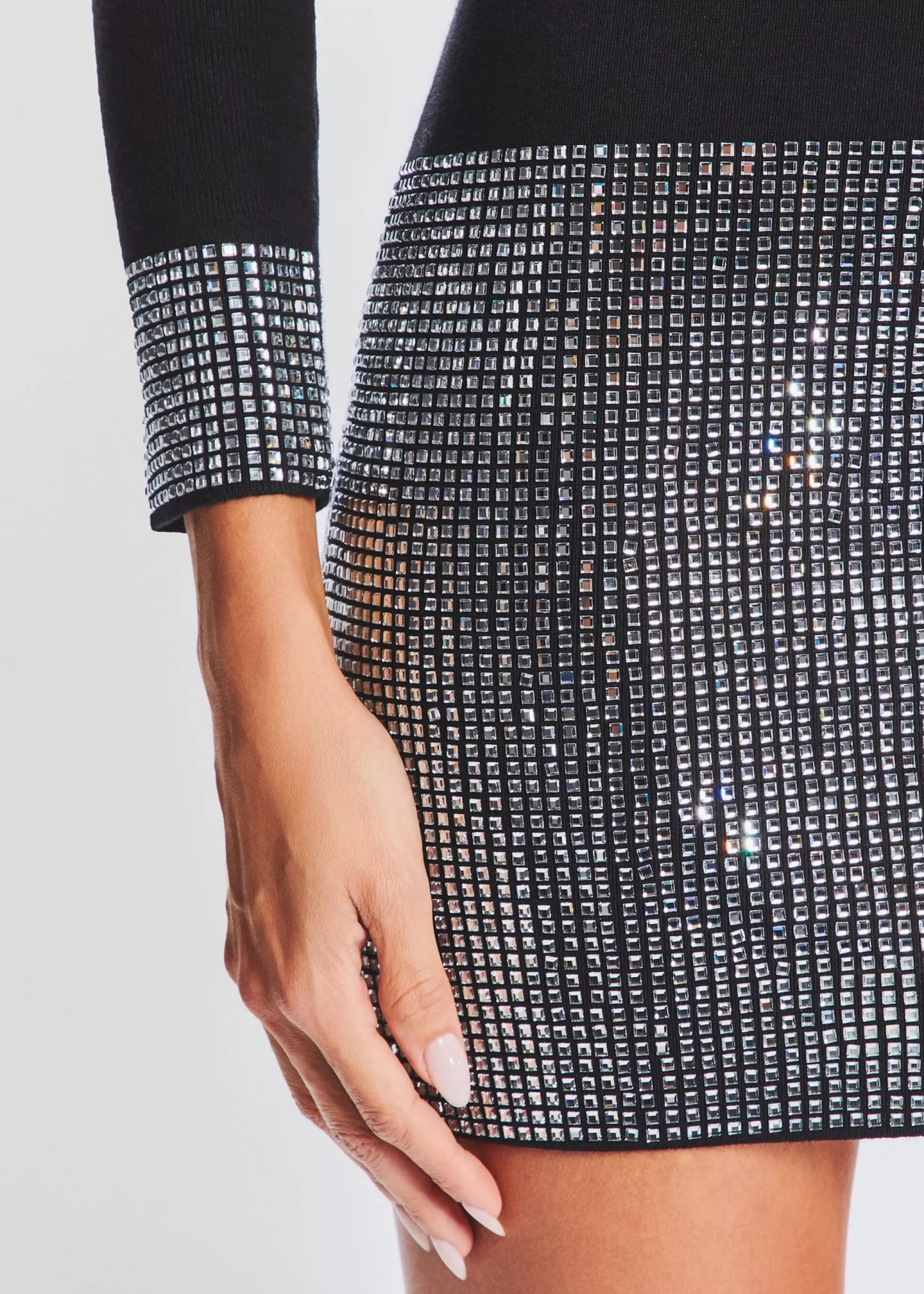 Dresses*Retrofete Rue Embellished Knit Dress Black