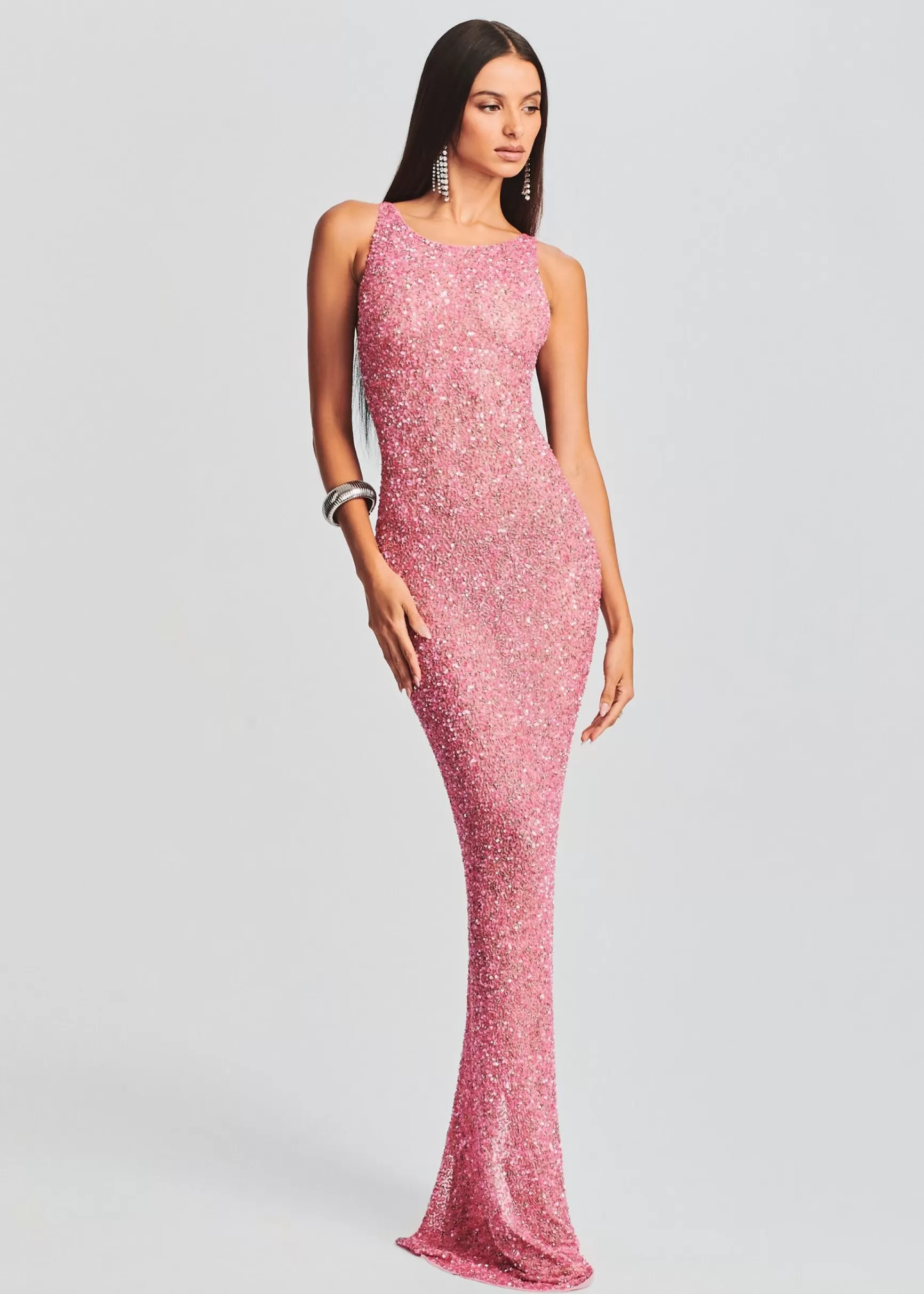 RETROFÊTE*Retrofete Sasha Sequin Dress Bubblegum Pink