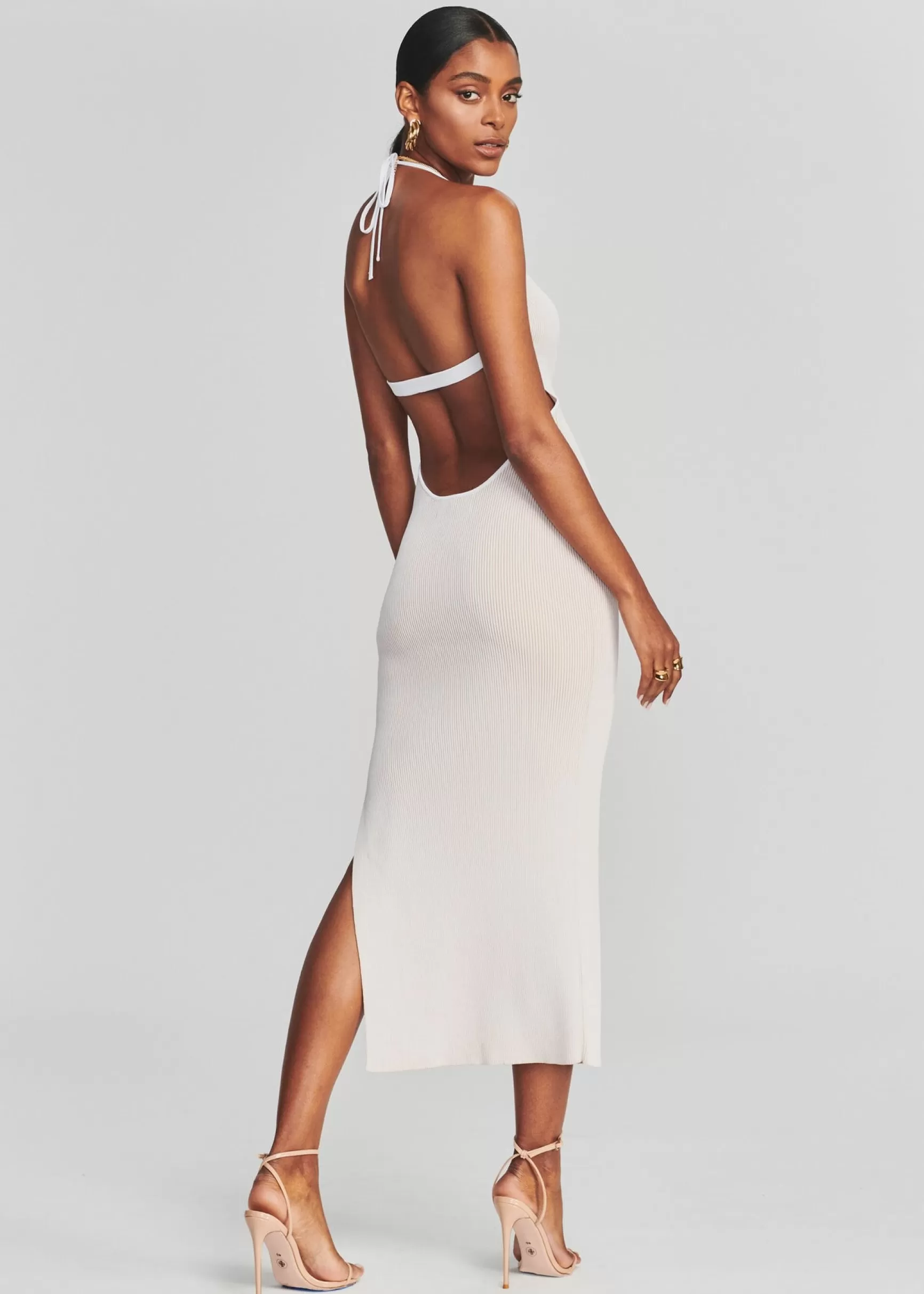 Honeymoon Looks*Retrofete Sawyer Dress Beige