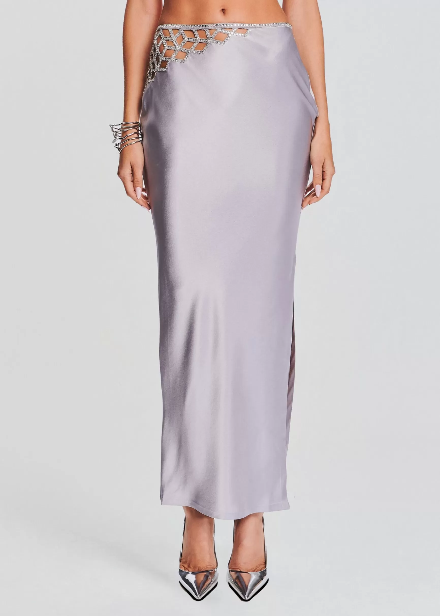 Guest Of*Retrofete Sedona Skirt Mink Grey