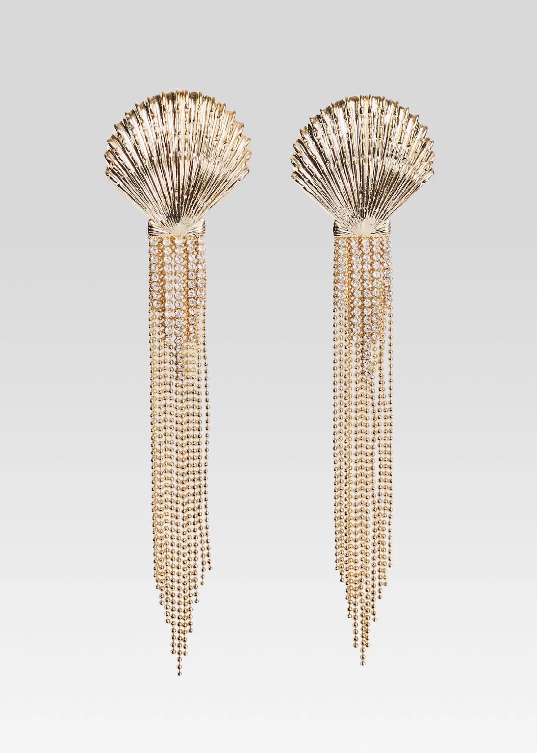 Accessories*Retrofete Shellona Earrings Shiny Gold