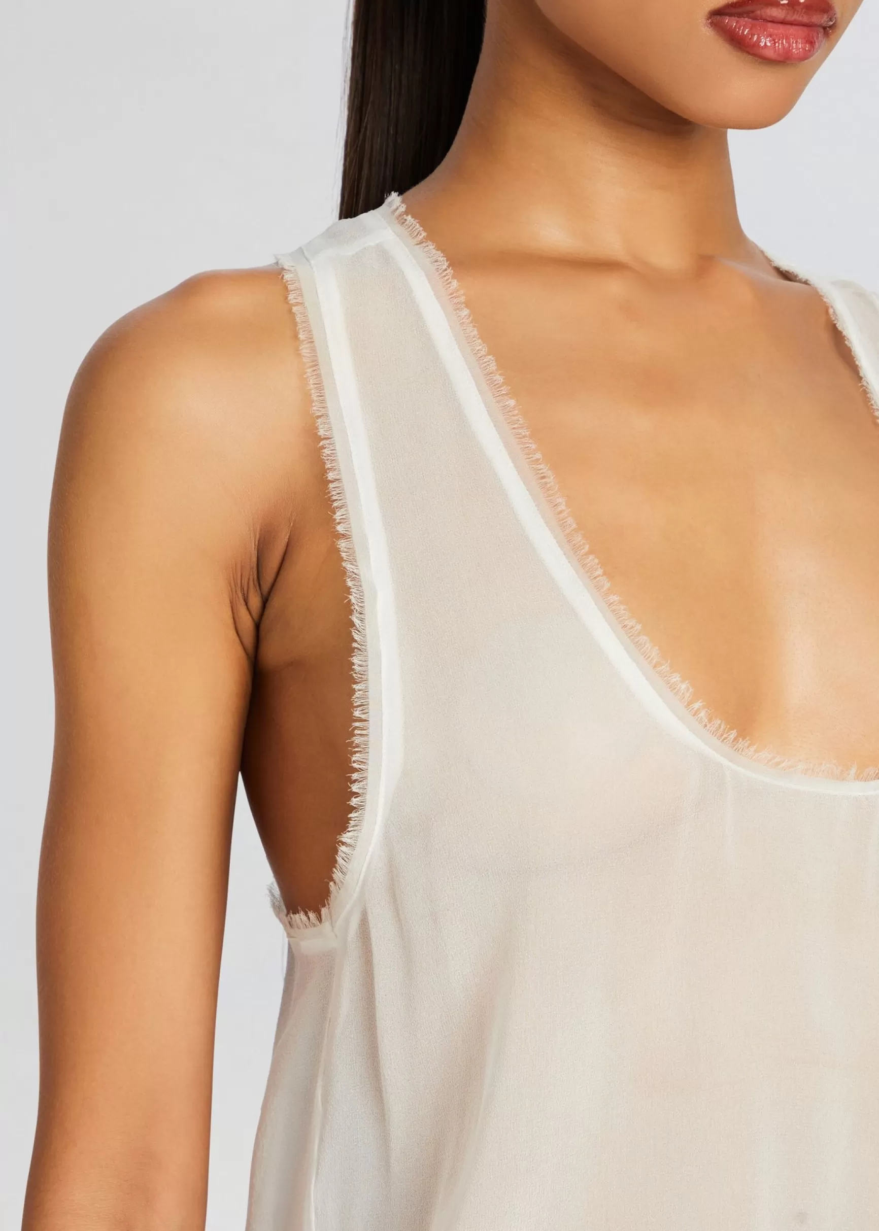 Business Chic*Retrofete Shye Silk Top White