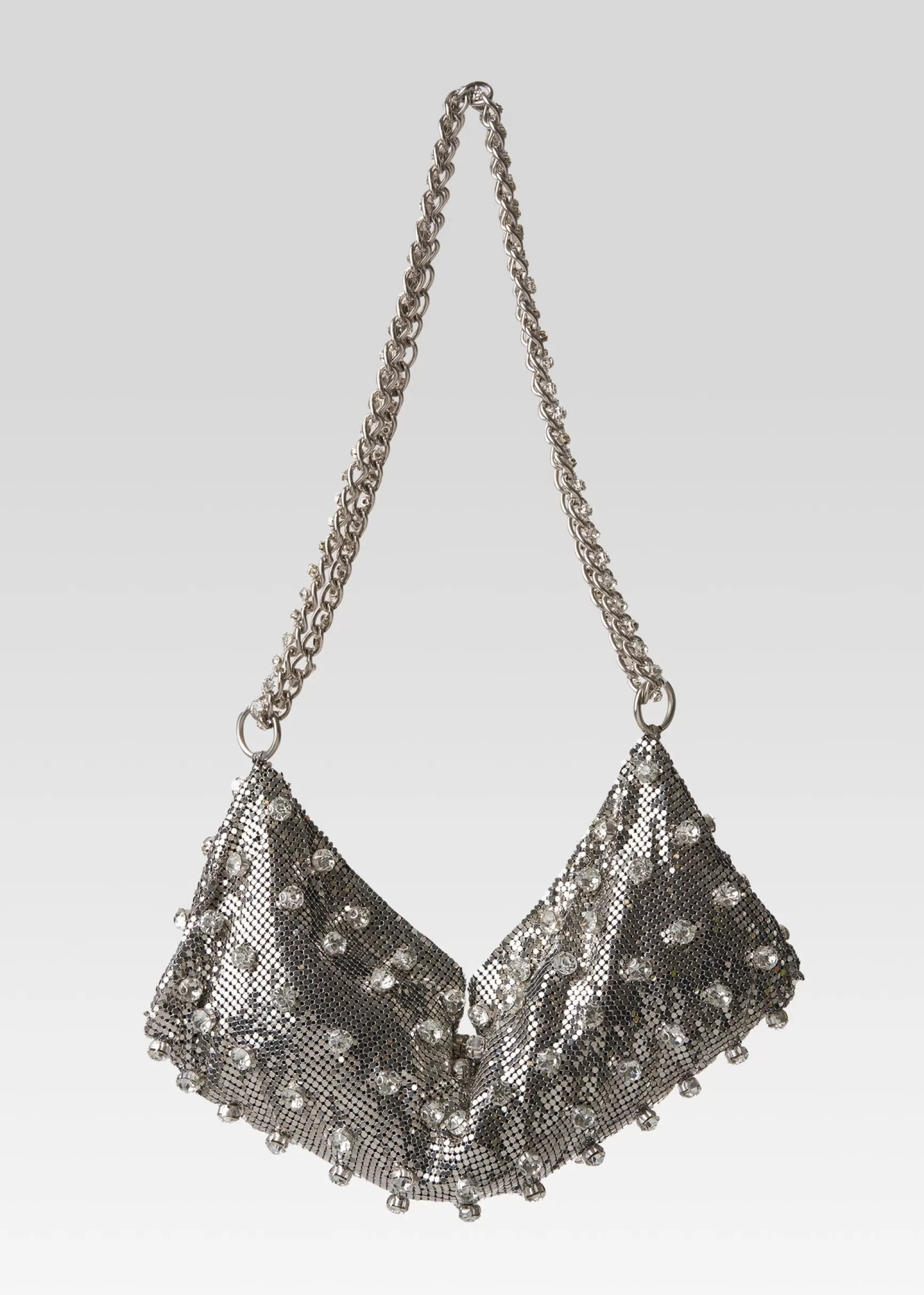 Honeymoon Looks*Retrofete Simone Metal Bag Silver