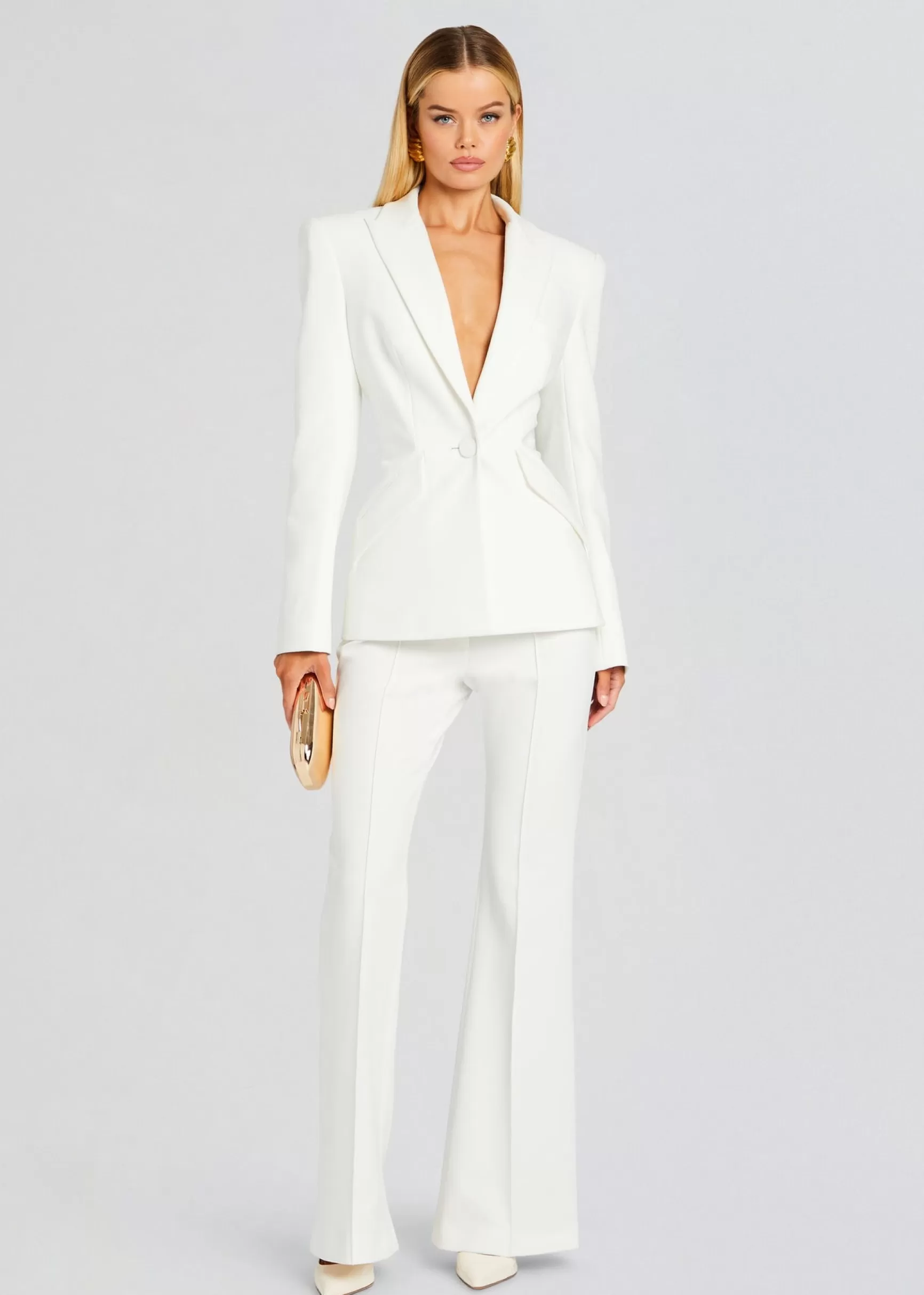 Night Out*Retrofete Sloan Structured Blazer White