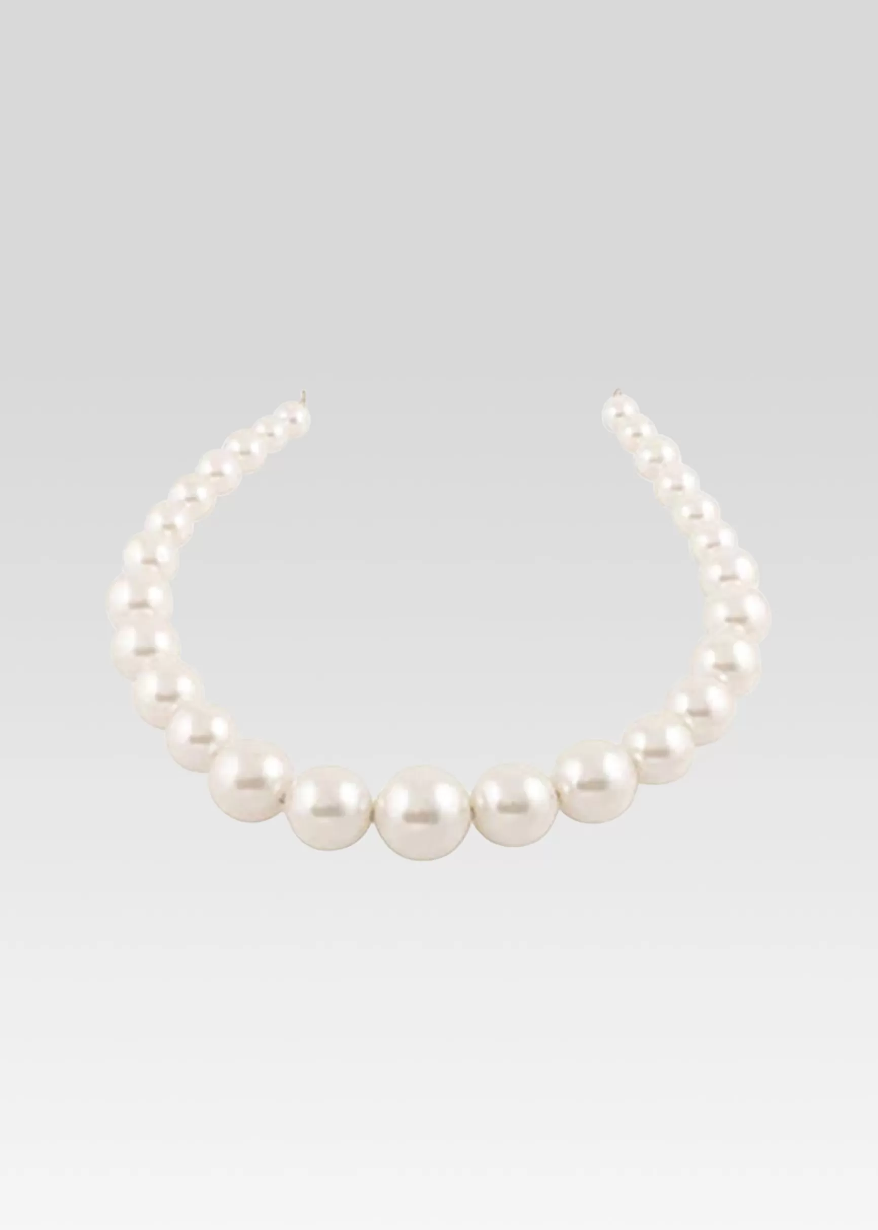 The Destination Bride*Retrofete Small Venus Pearl Crown Silver