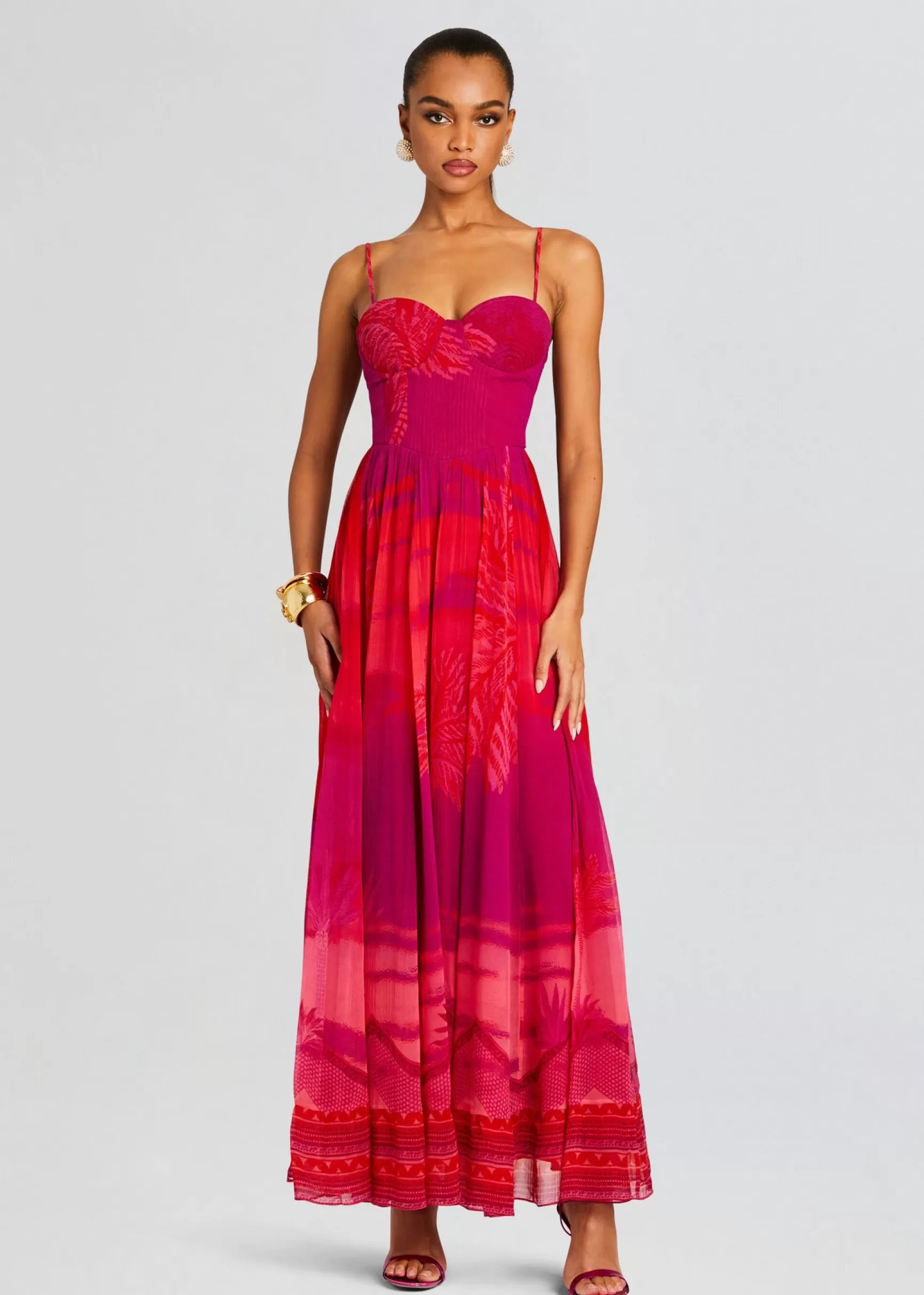 Trending*Retrofete Soma Long Dress Multicolor