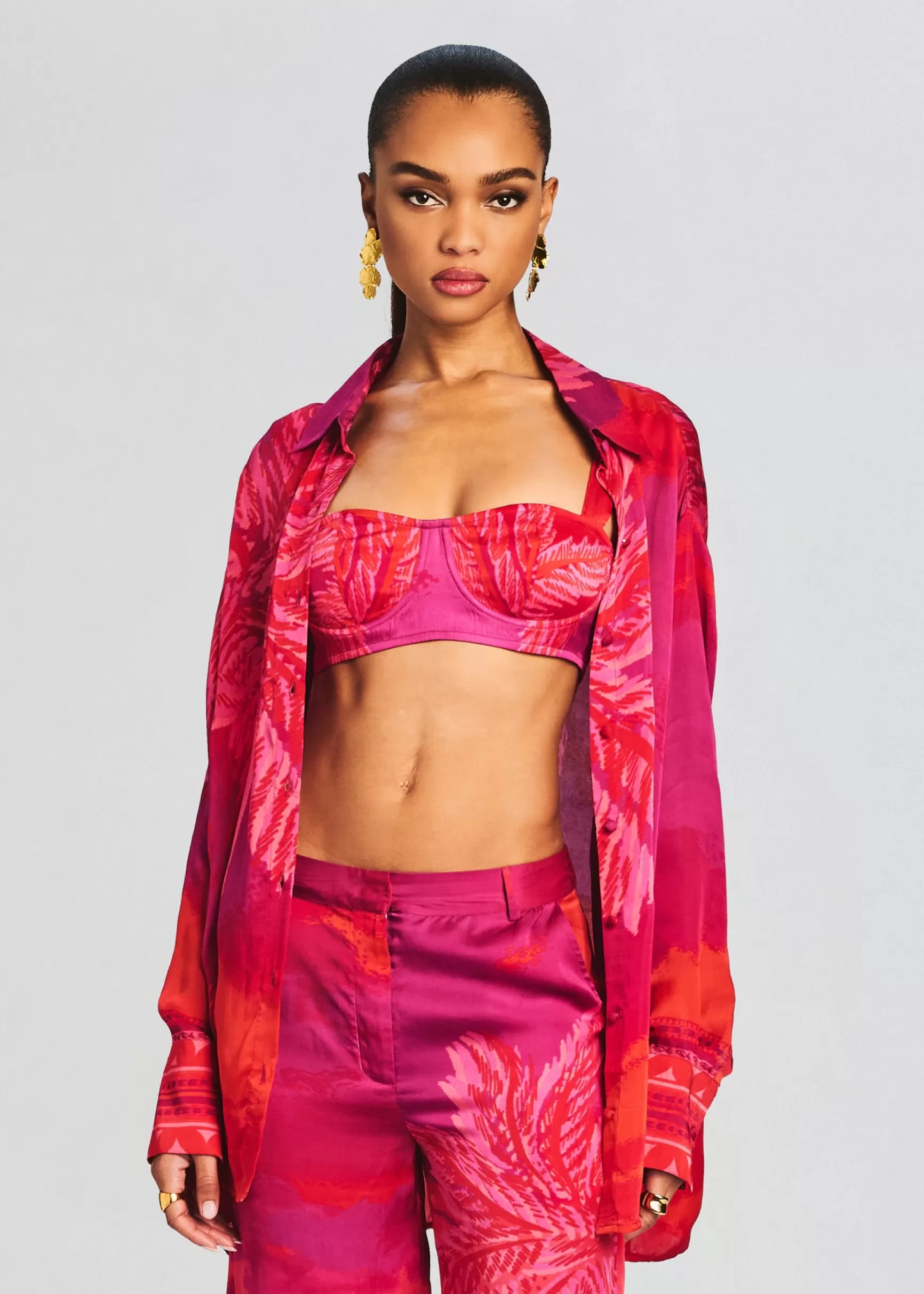 Trending*Retrofete Soma Oversized Shirt Multicolor