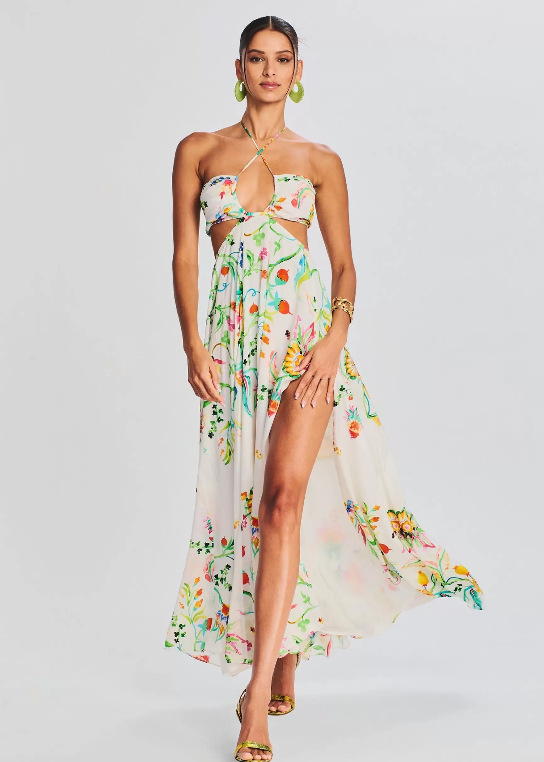 Honeymoon Looks*Retrofete Susan Maxi Dress White