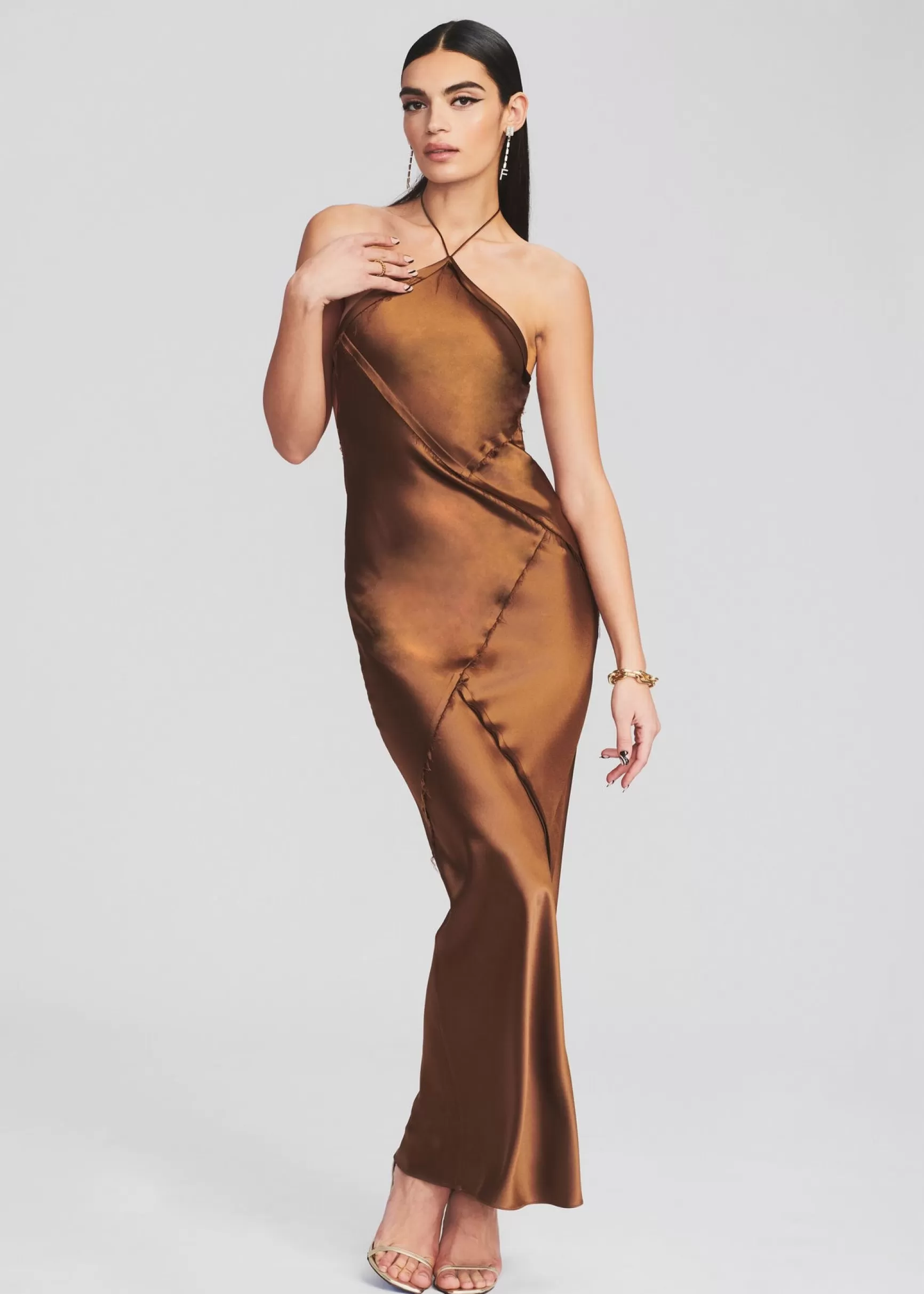 Bridal Party*Retrofete Sylvia Dress Cognac