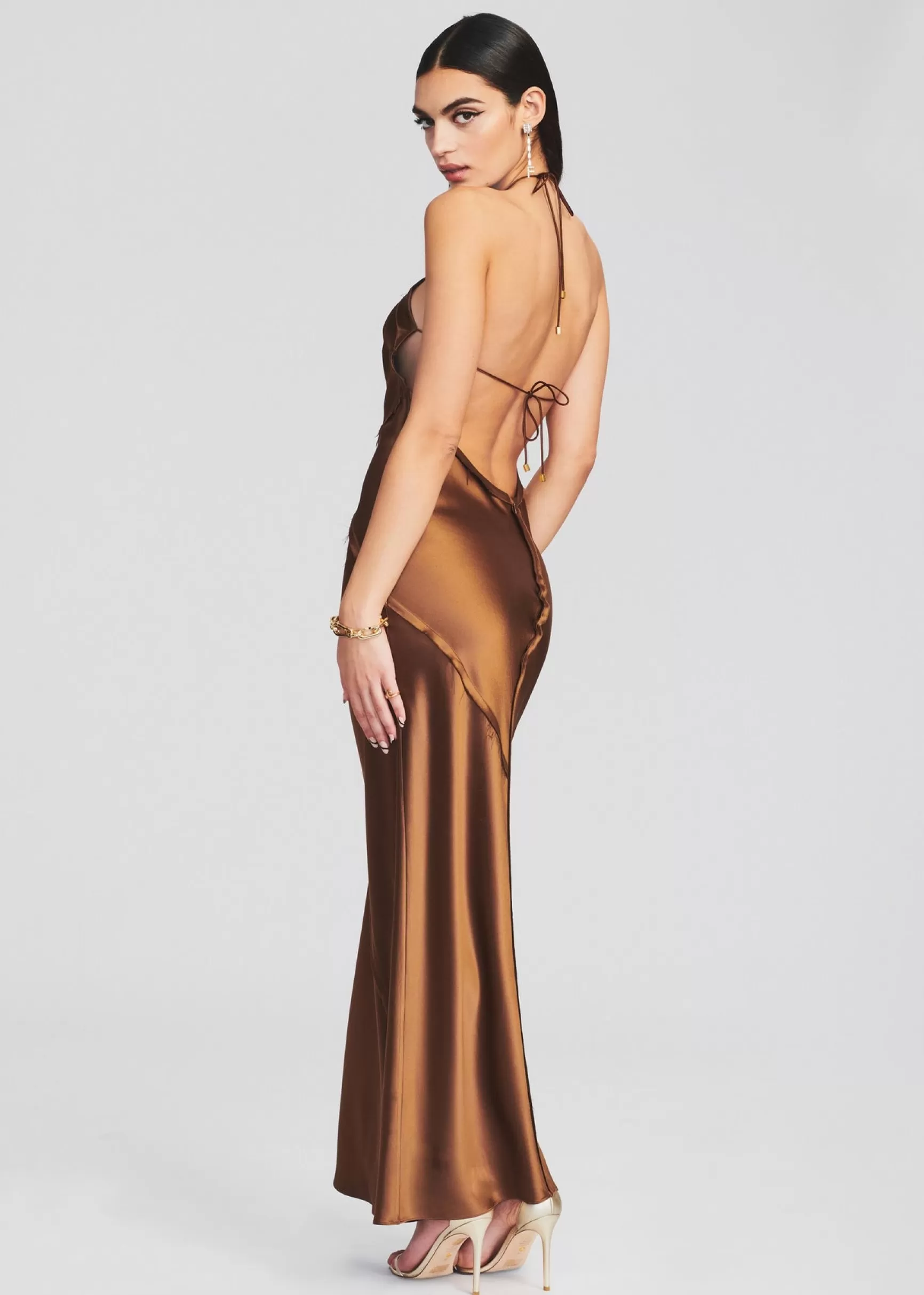 Bridal Party*Retrofete Sylvia Dress Cognac